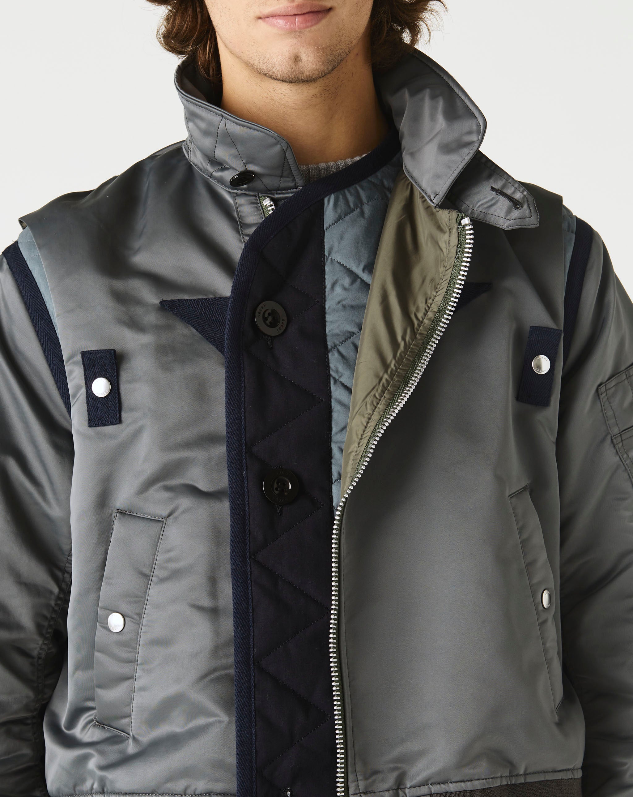 Nylon Twill Mix Blouson