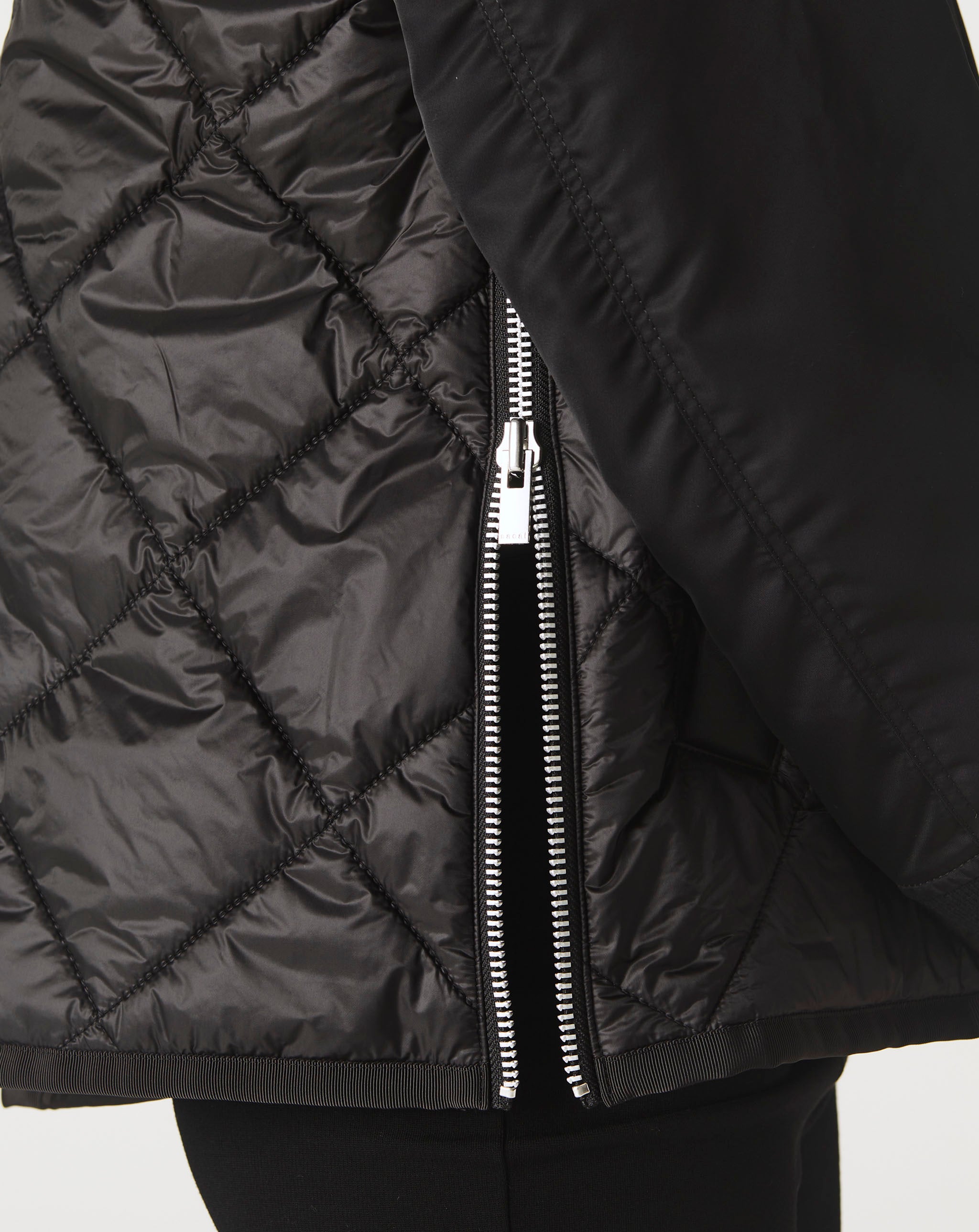 Nylon Twill Mix Quilted Blouson