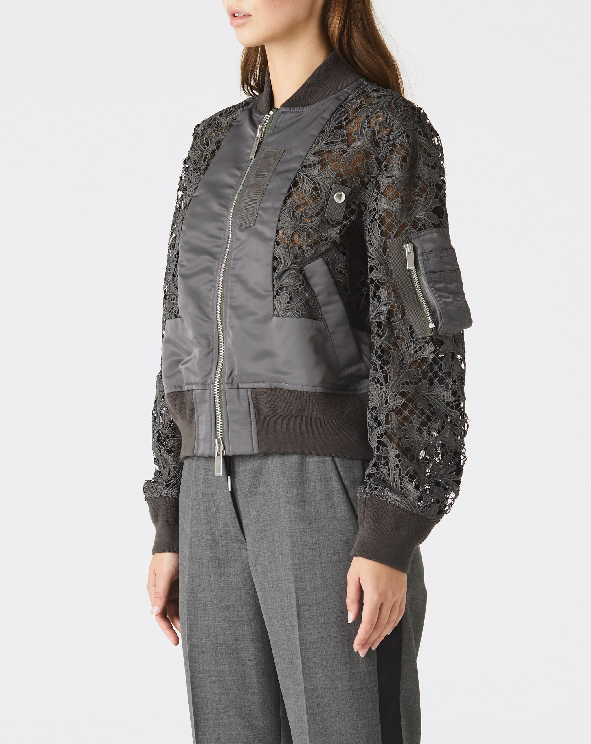Embroidery Lace Blouson