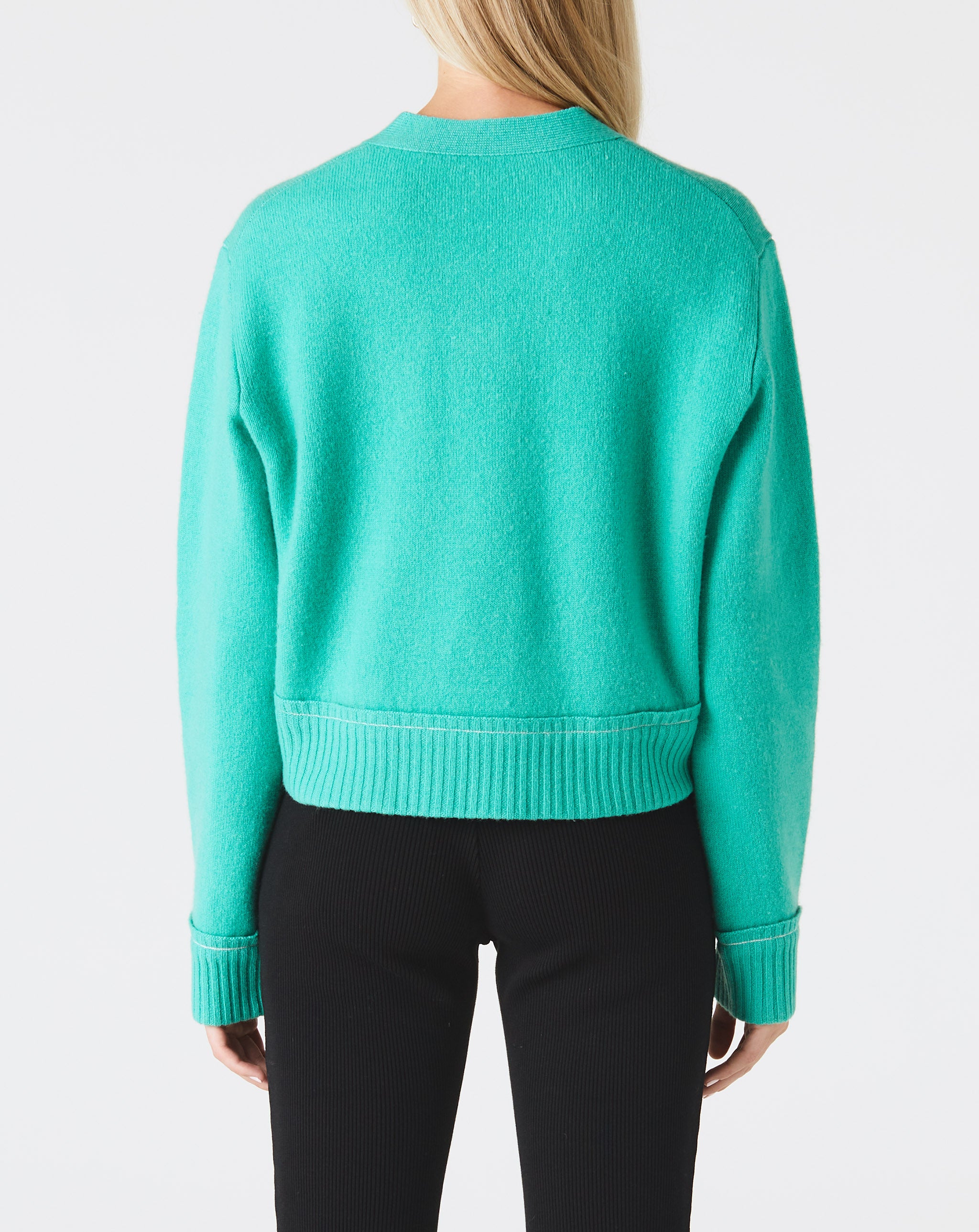 S Studs Cashmere Cardigan