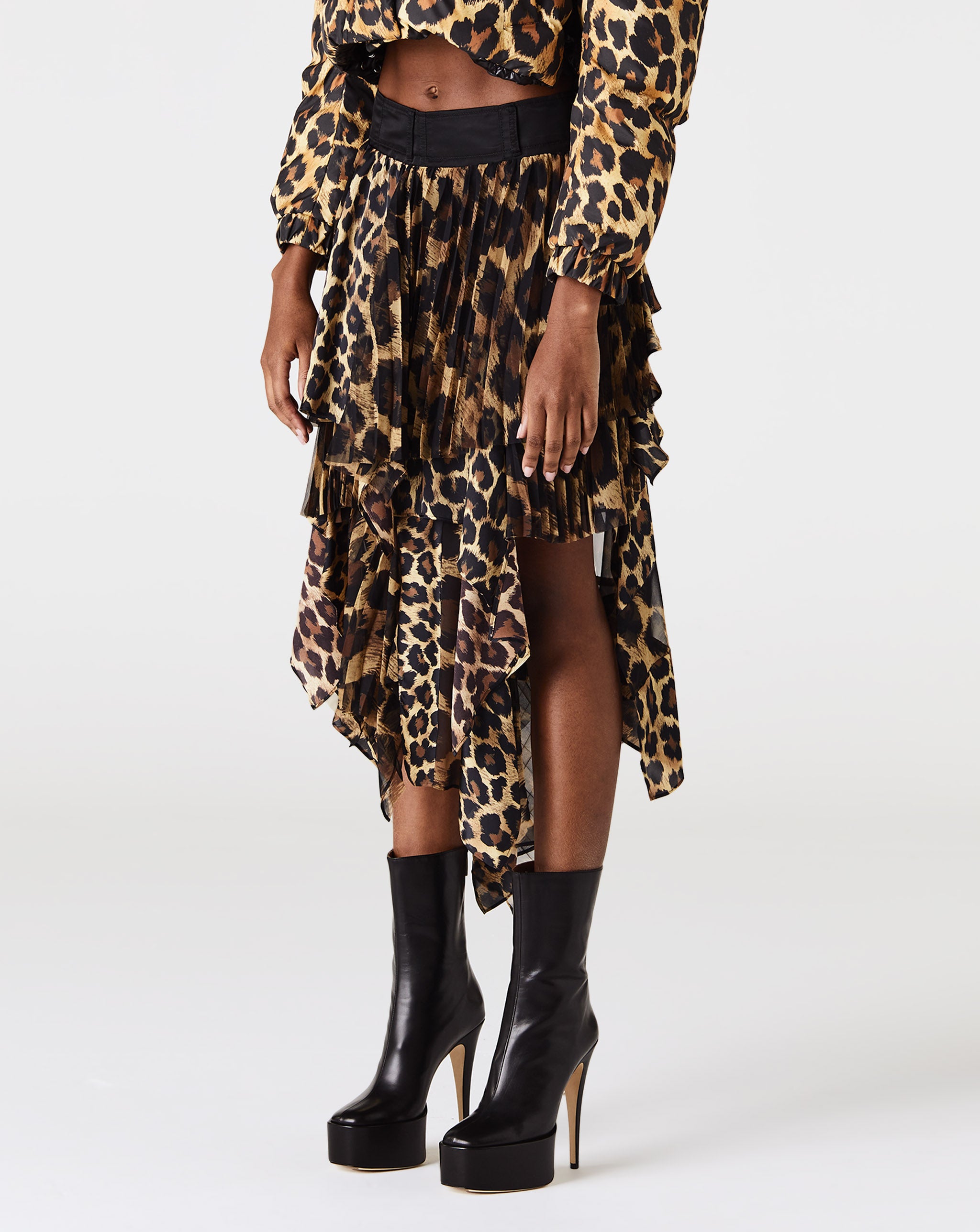 Leopard Print Skirt