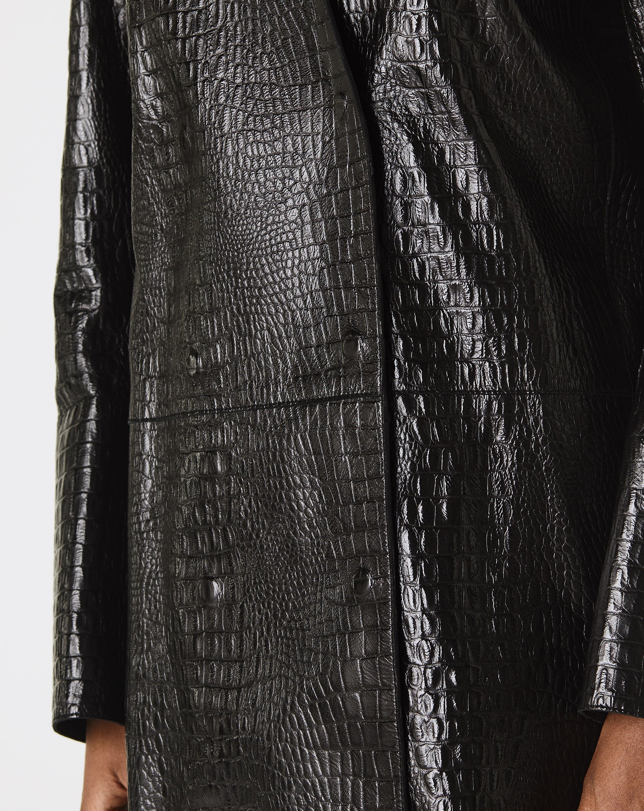 Crocodile Leather Blazer