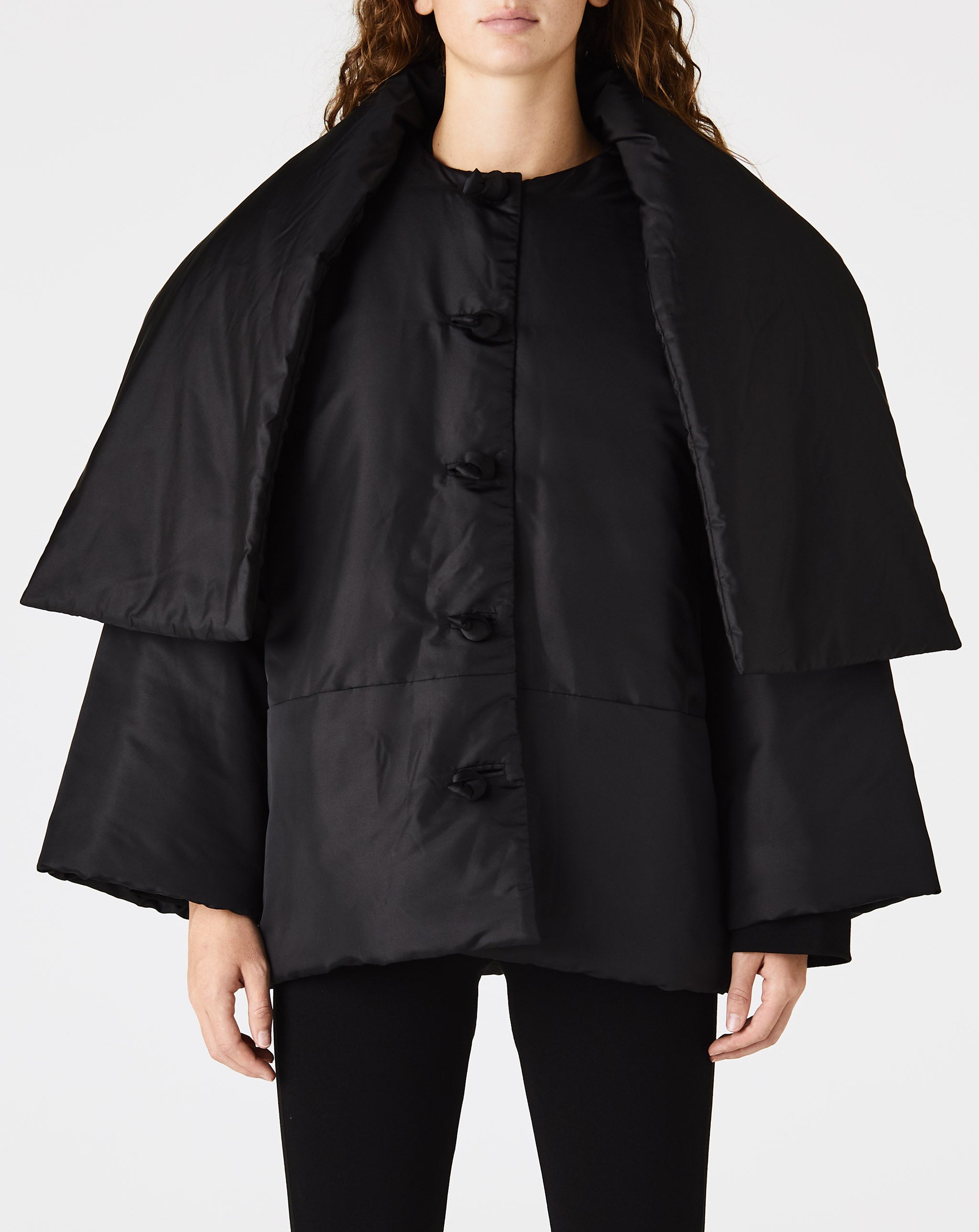 Padded Scarf Jacket