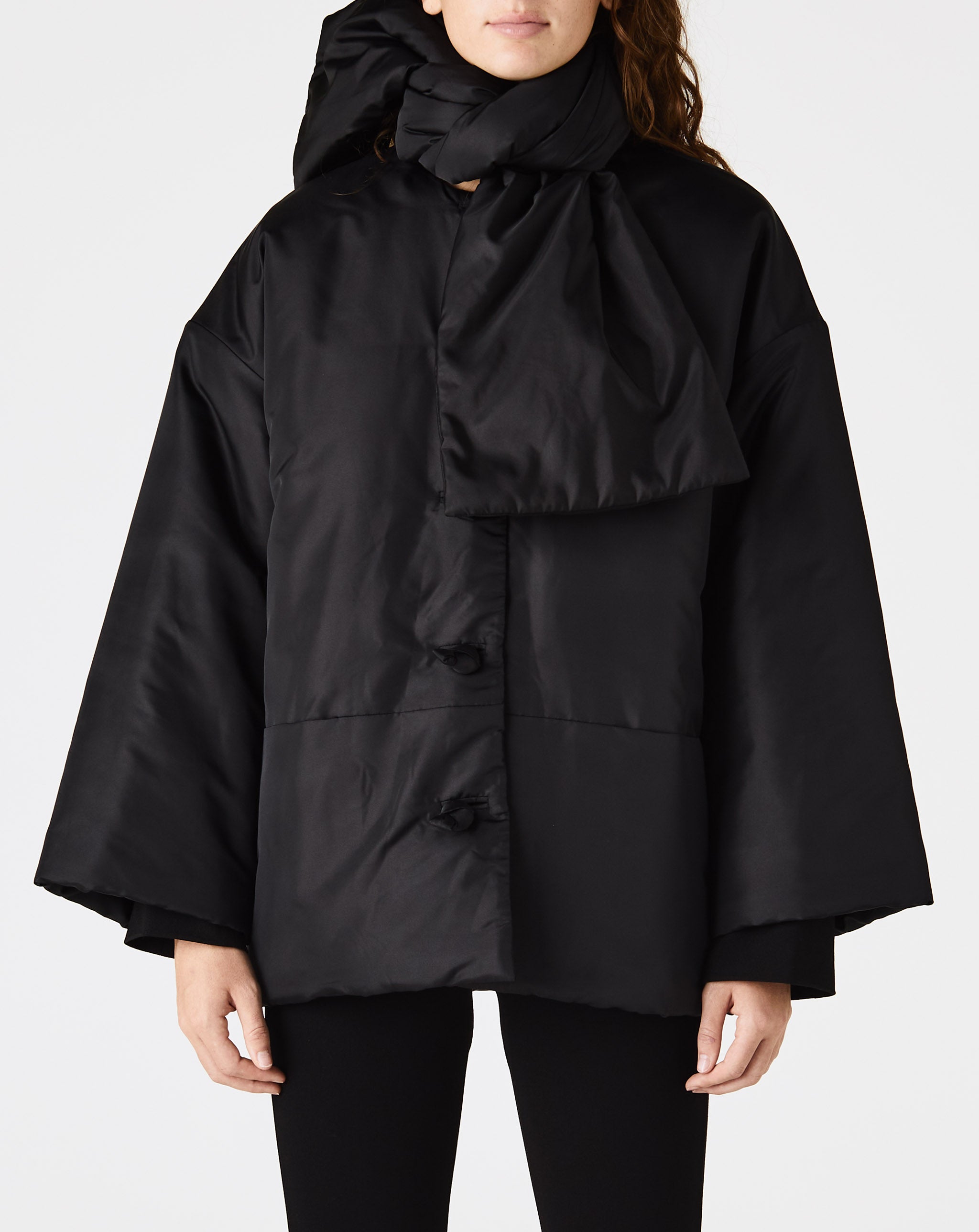 Padded Scarf Jacket