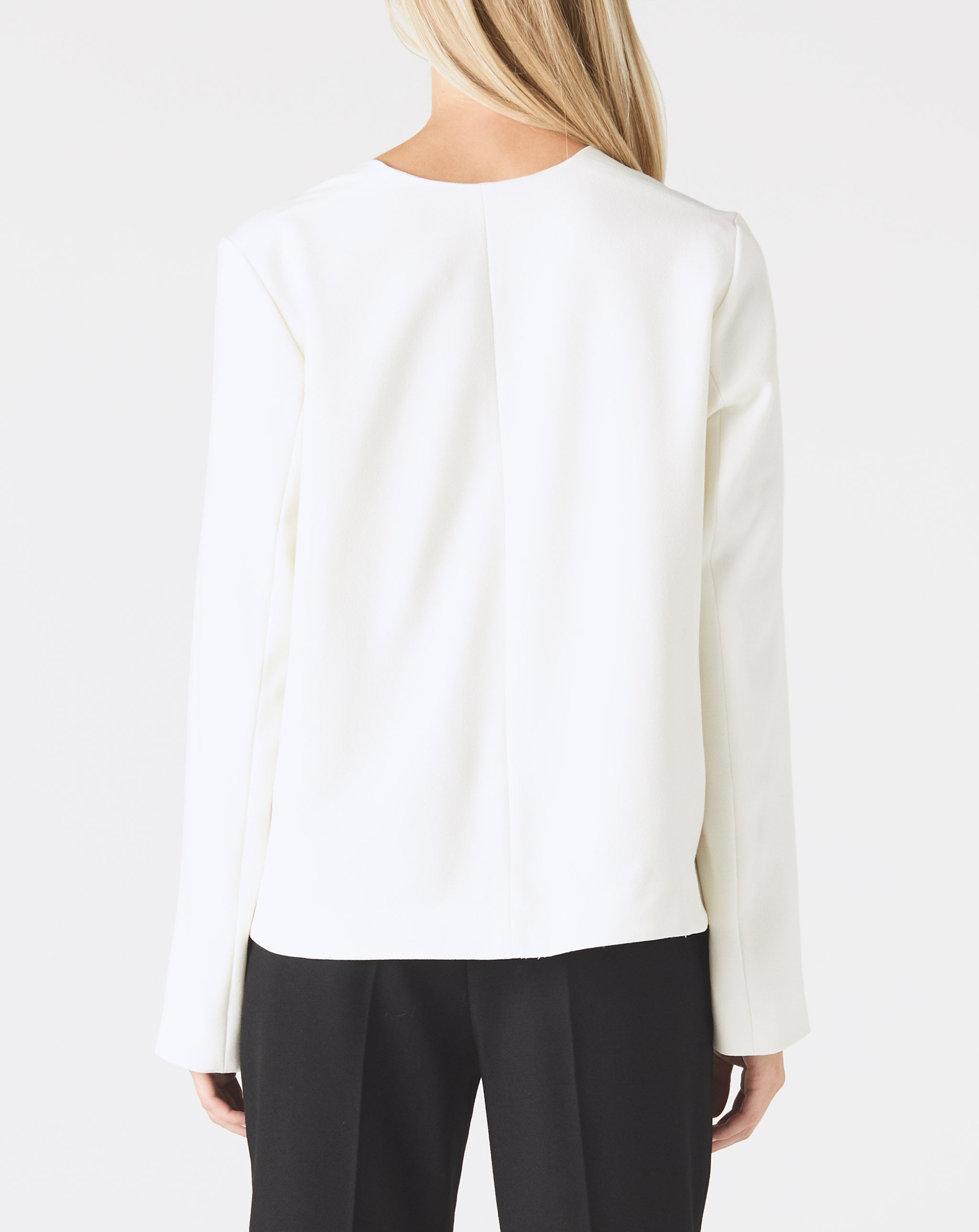 Structured Wool Crepe Top
