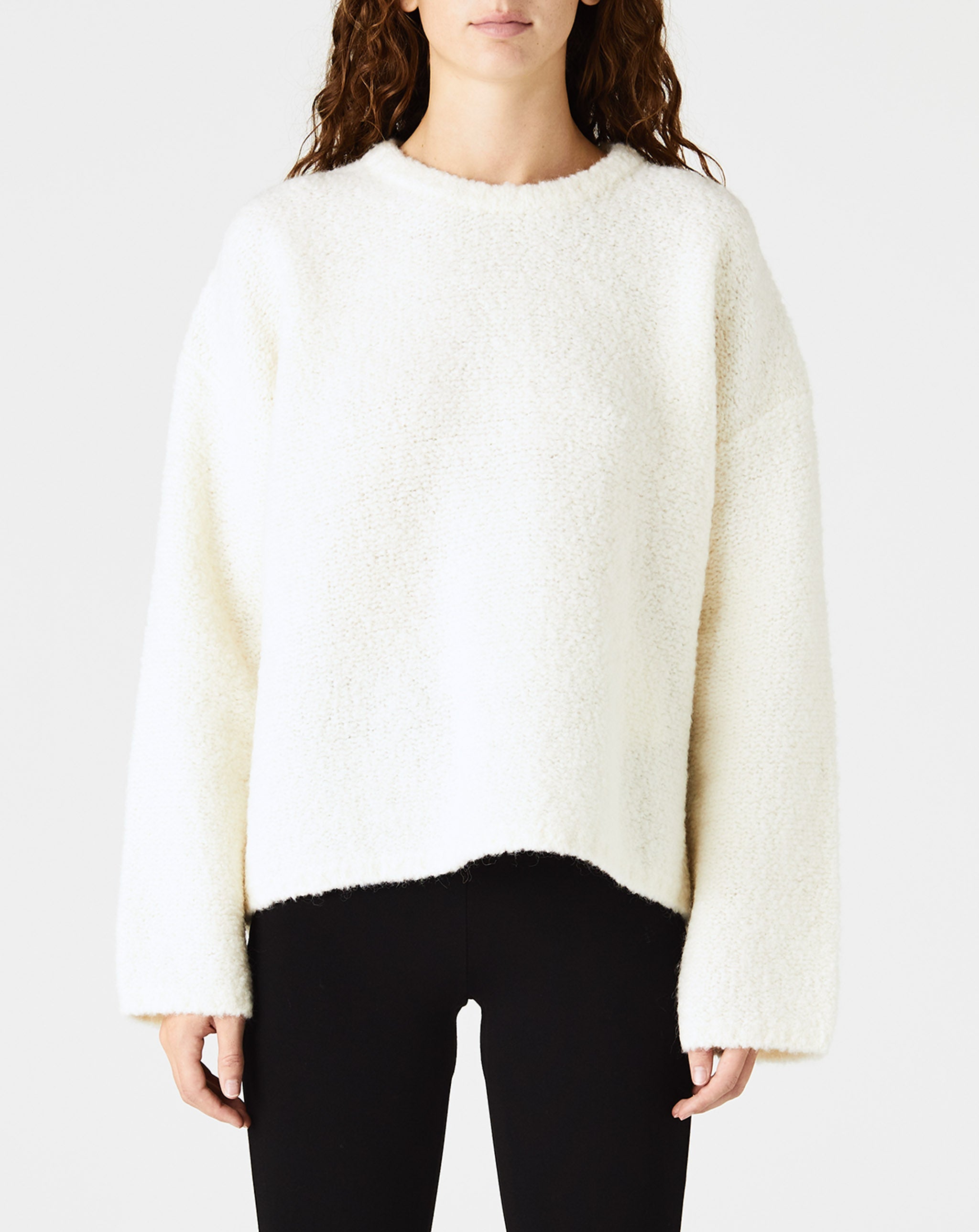 Boxy Bouclé Knit