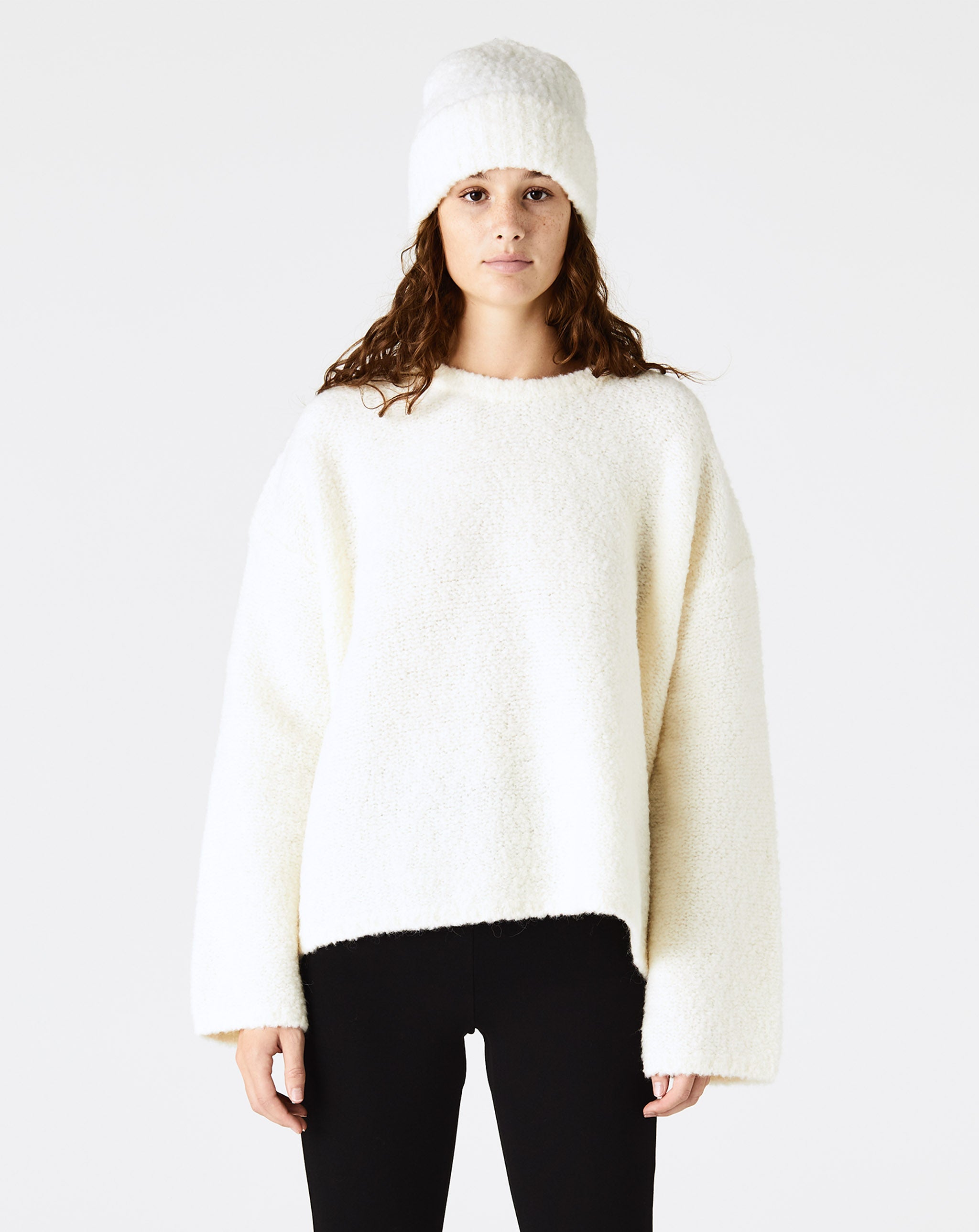 Boxy Bouclé Knit