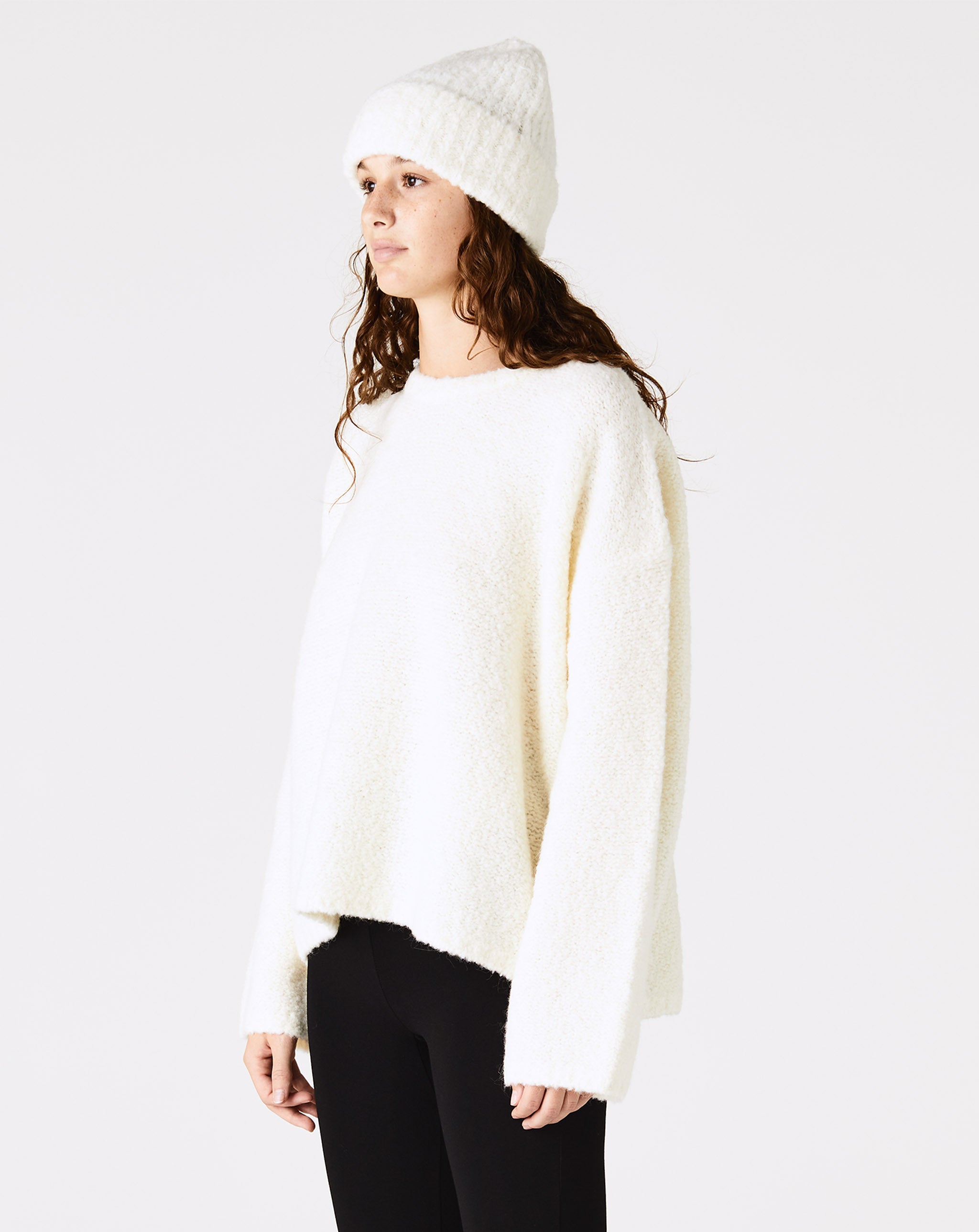 Boxy Bouclé Knit