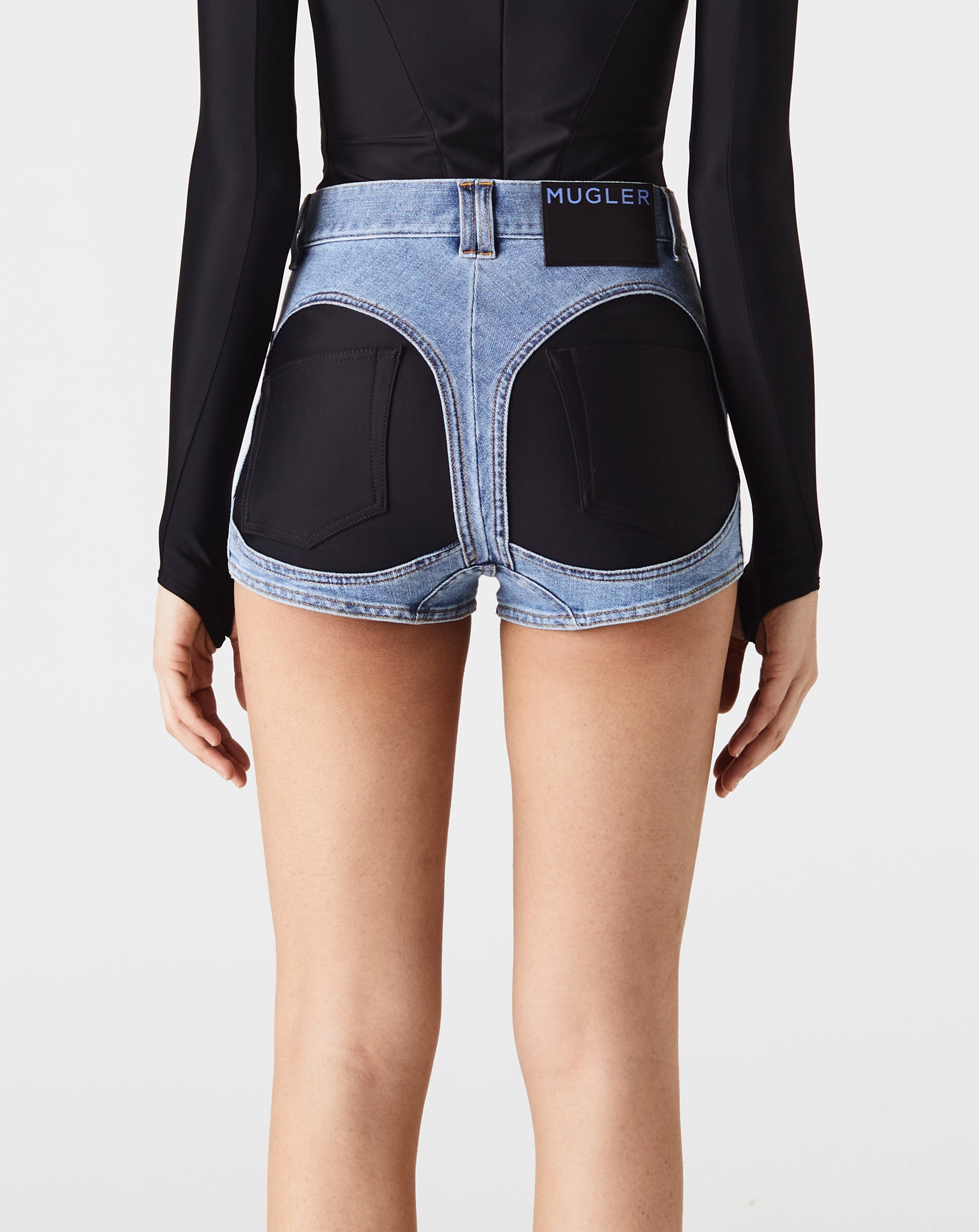Fringed Denim Short
