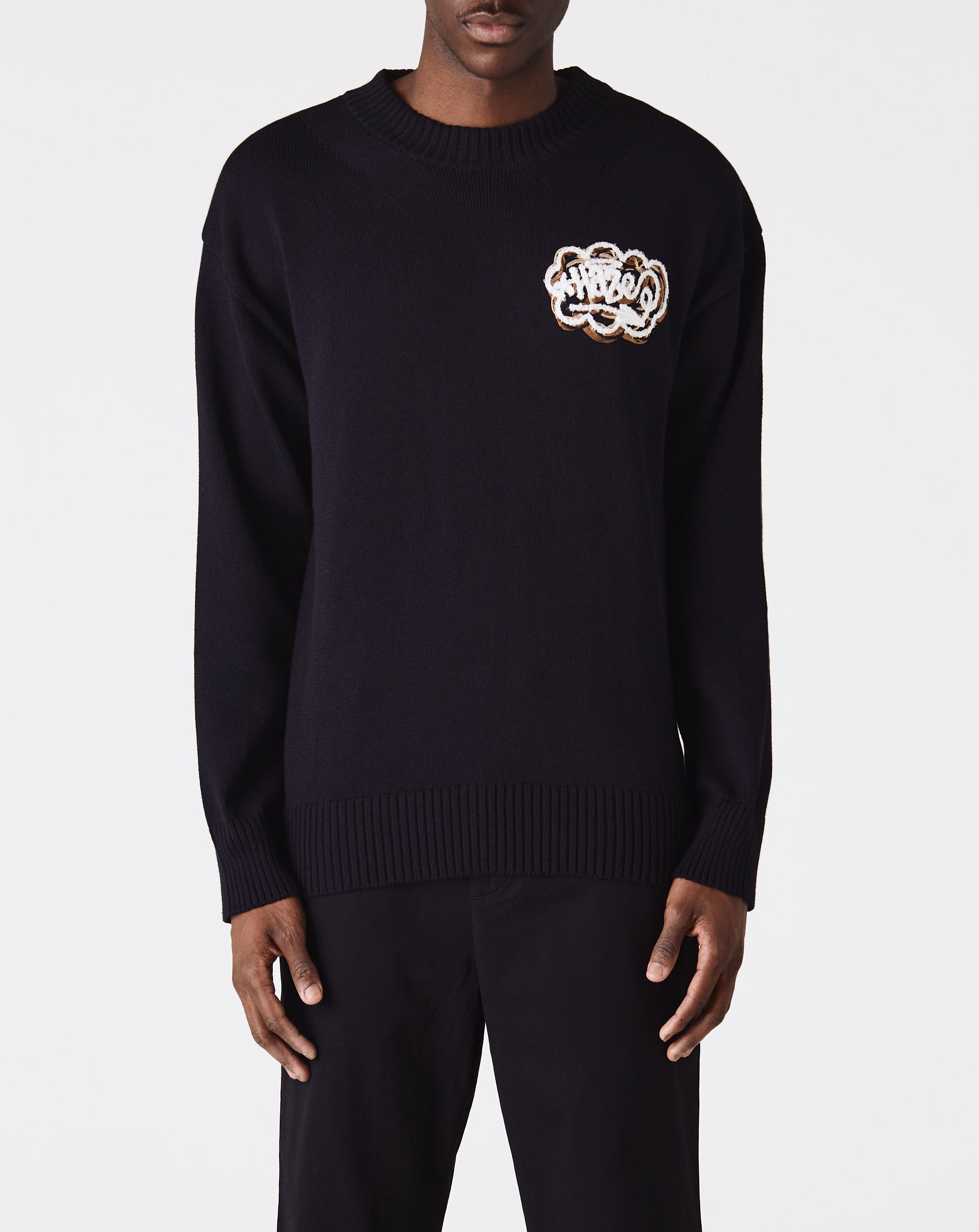 Eric Haze Code Emb Knit Pullover