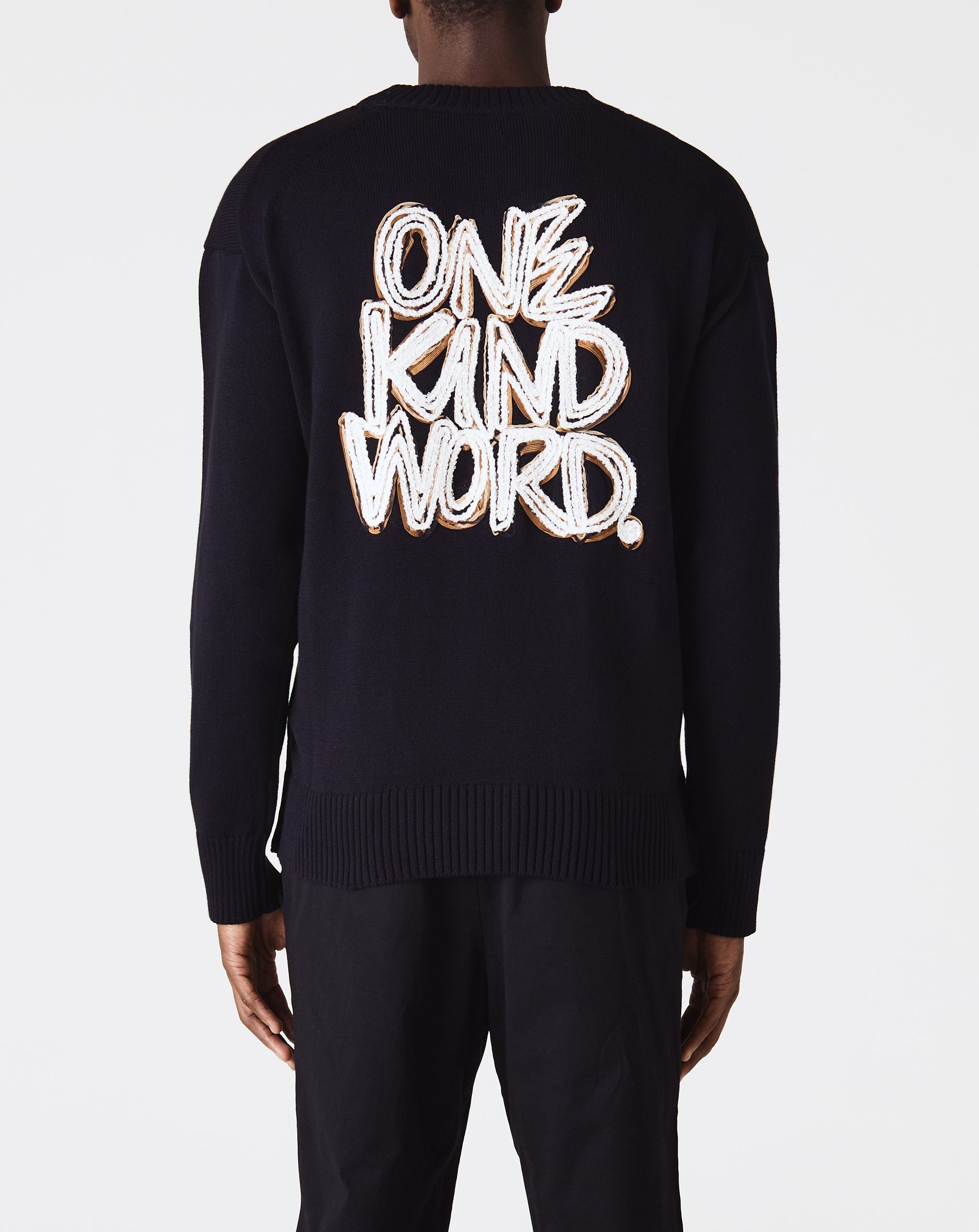 Eric Haze Code Emb Knit Pullover
