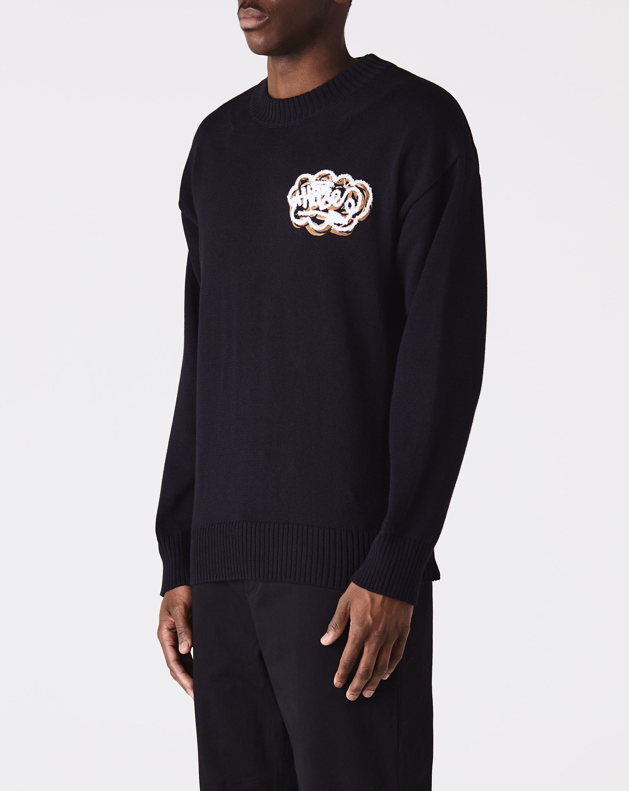 Eric Haze Code Emb Knit Pullover