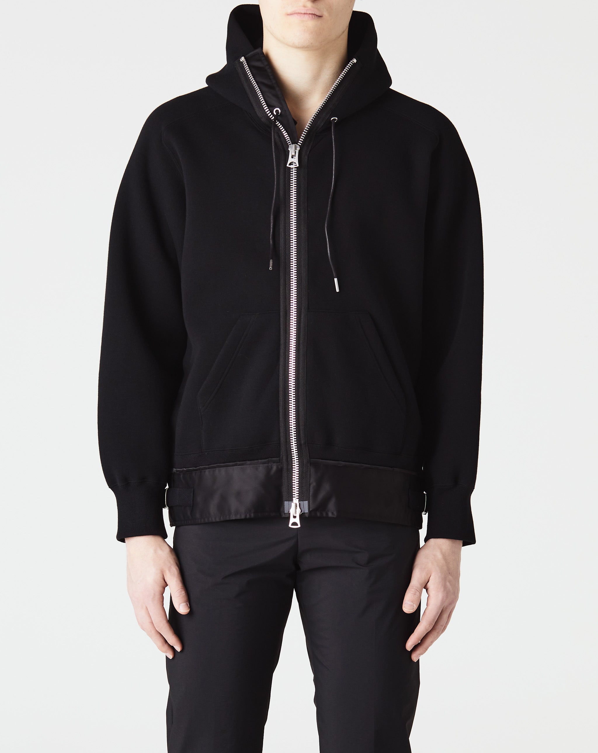 Sponge Sweat x Nylon Twill Hoodie