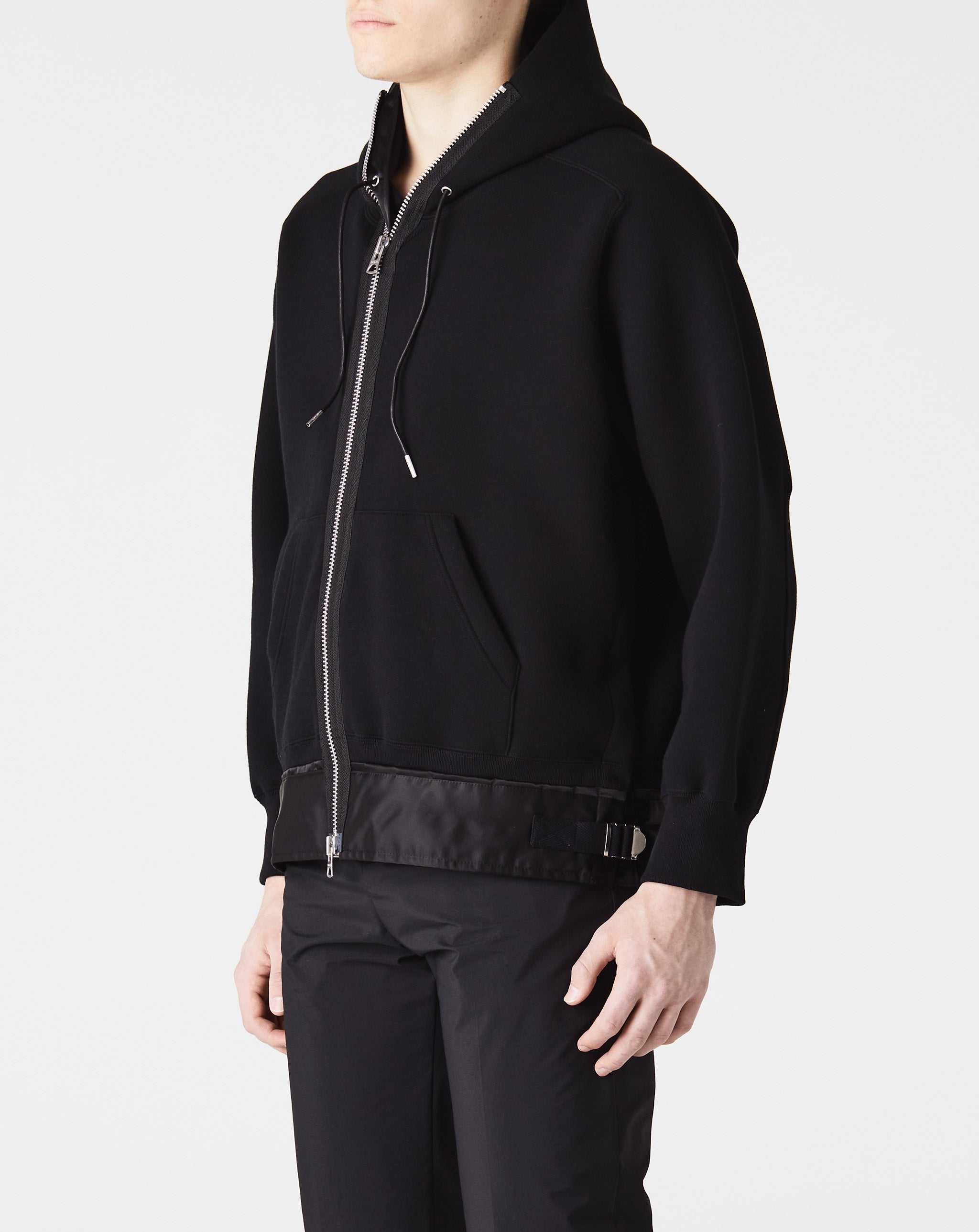 Sponge Sweat x Nylon Twill Hoodie