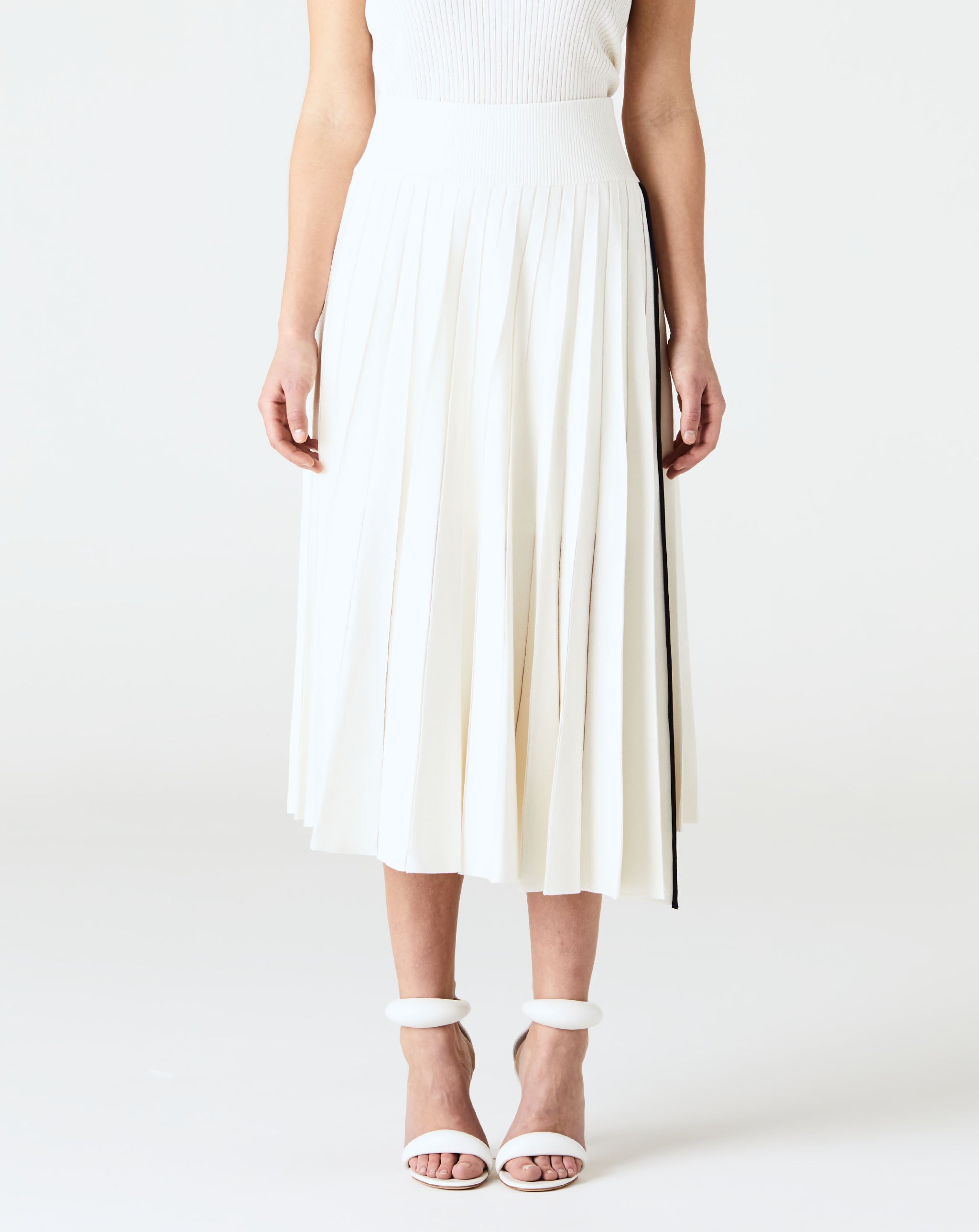 Cotton Silk Knit Skirt