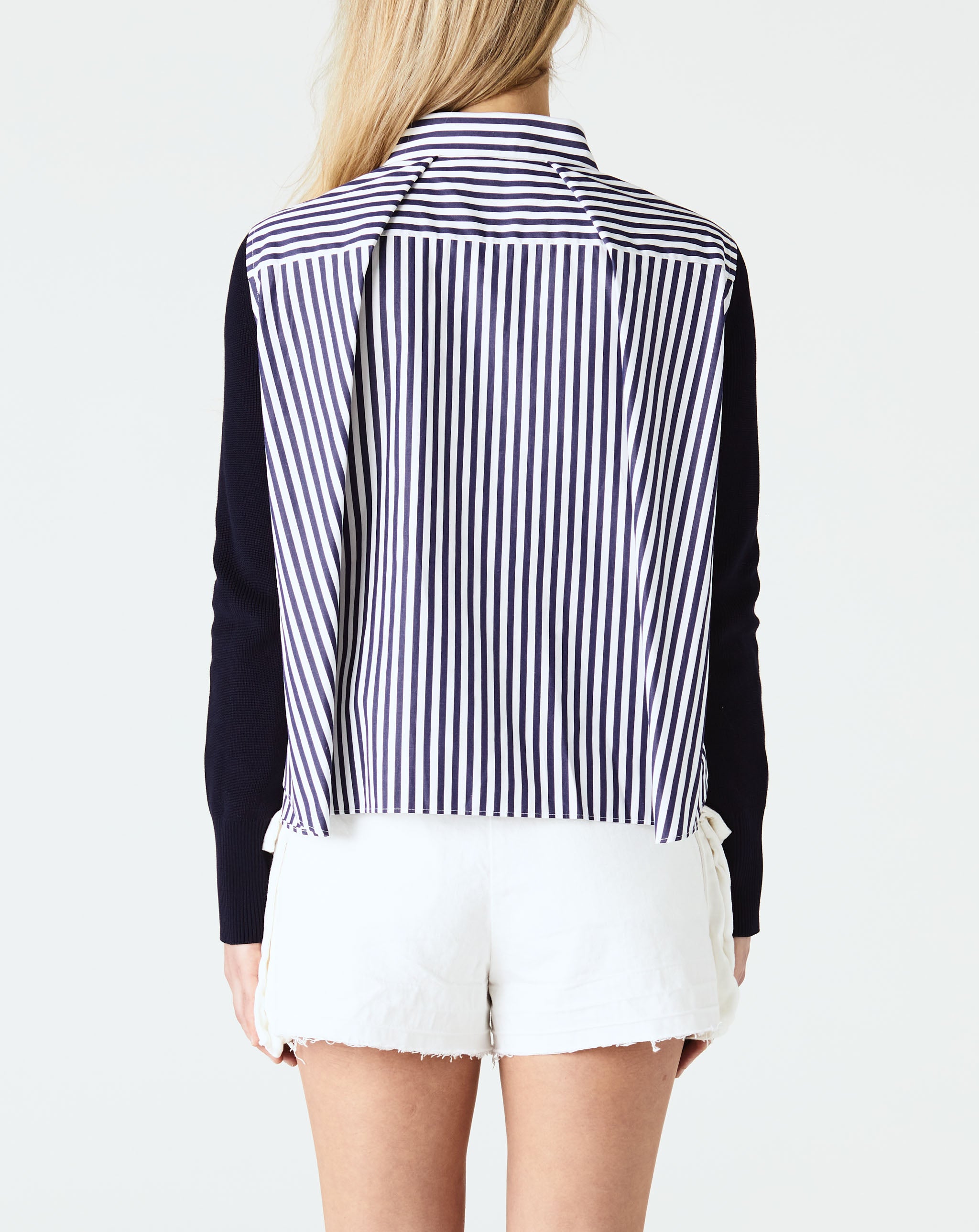 Cotton Poplin Knit Pullover