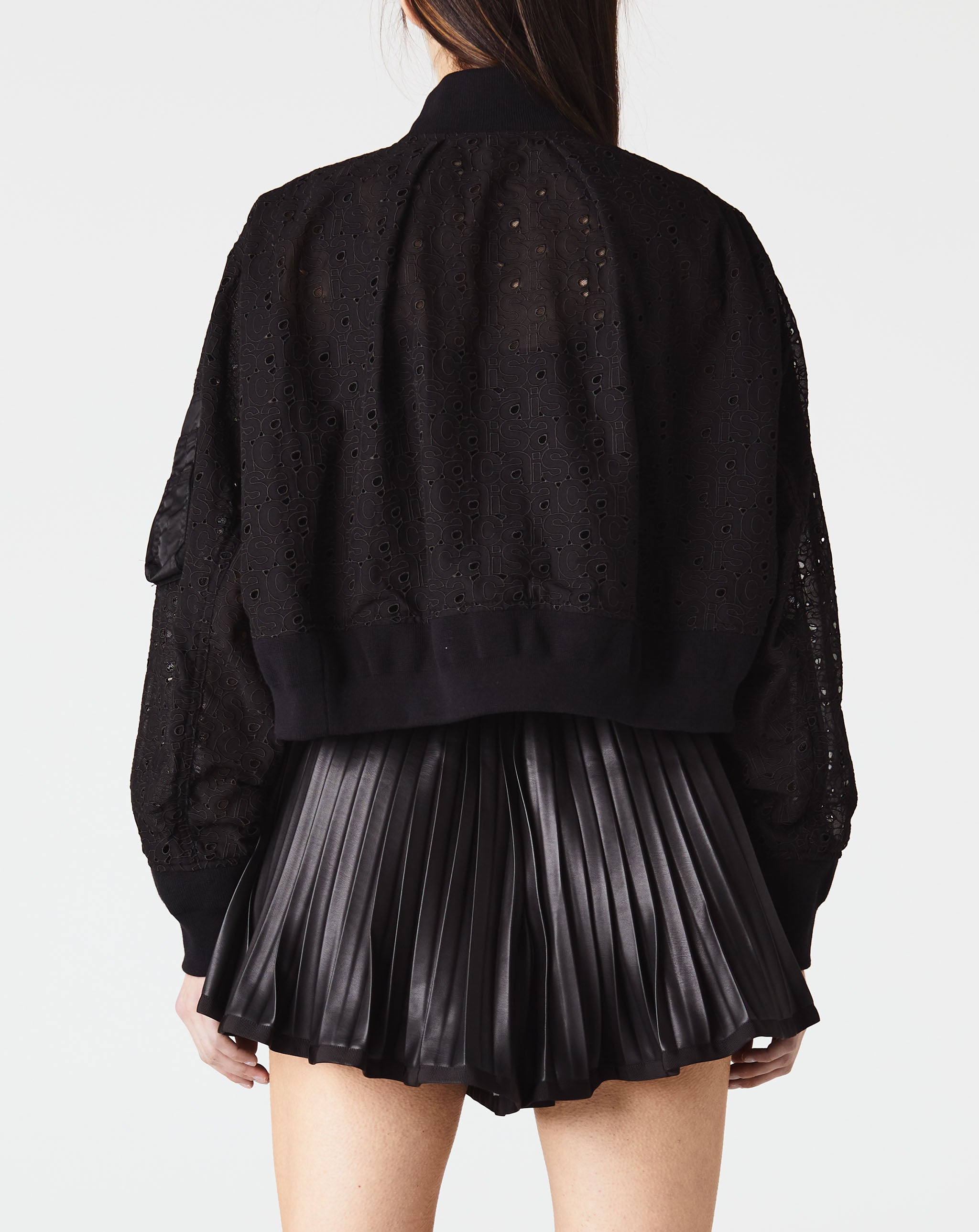 Sacai Embroidery Lace Blouson