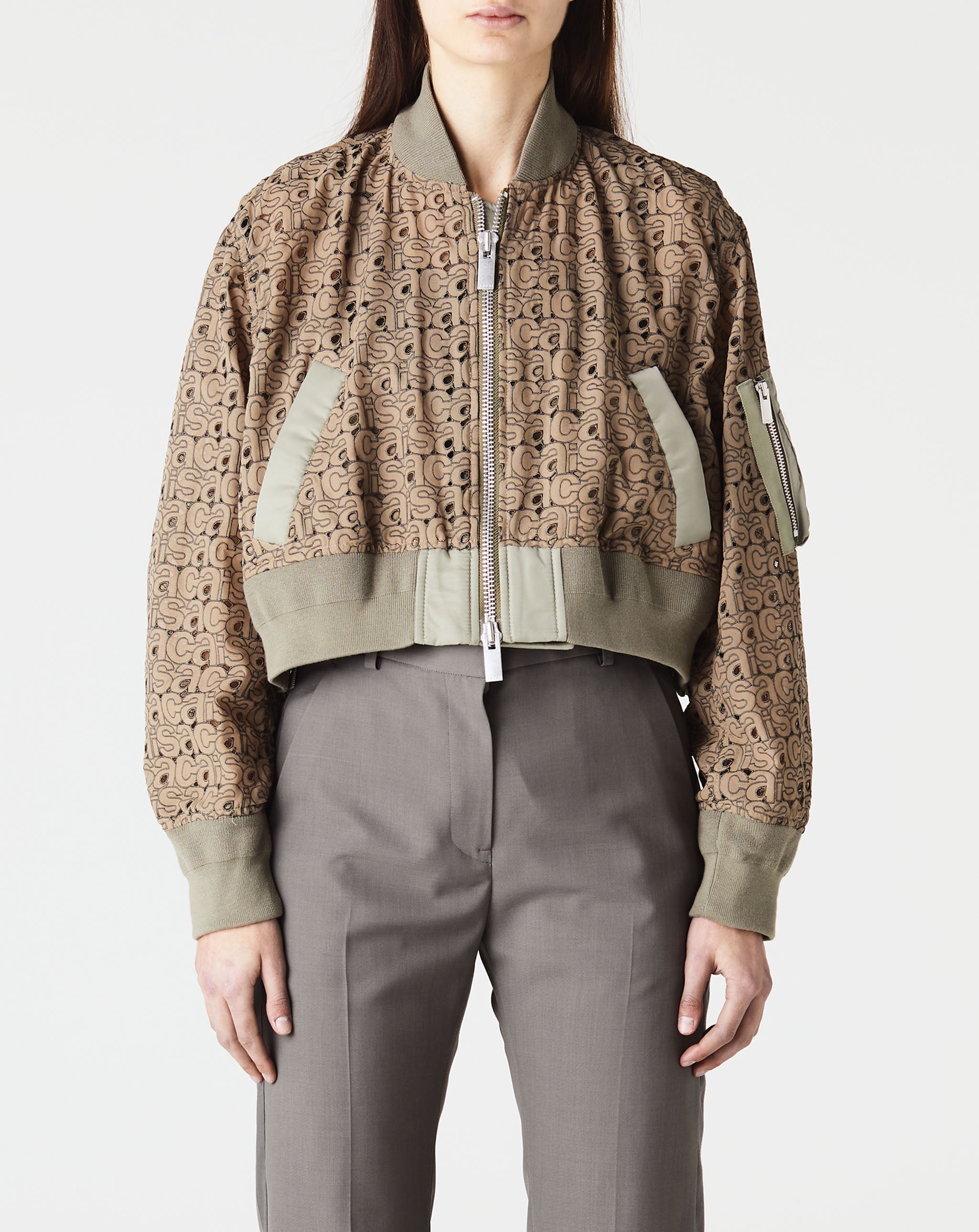Sacai Embroidery Lace Blouson