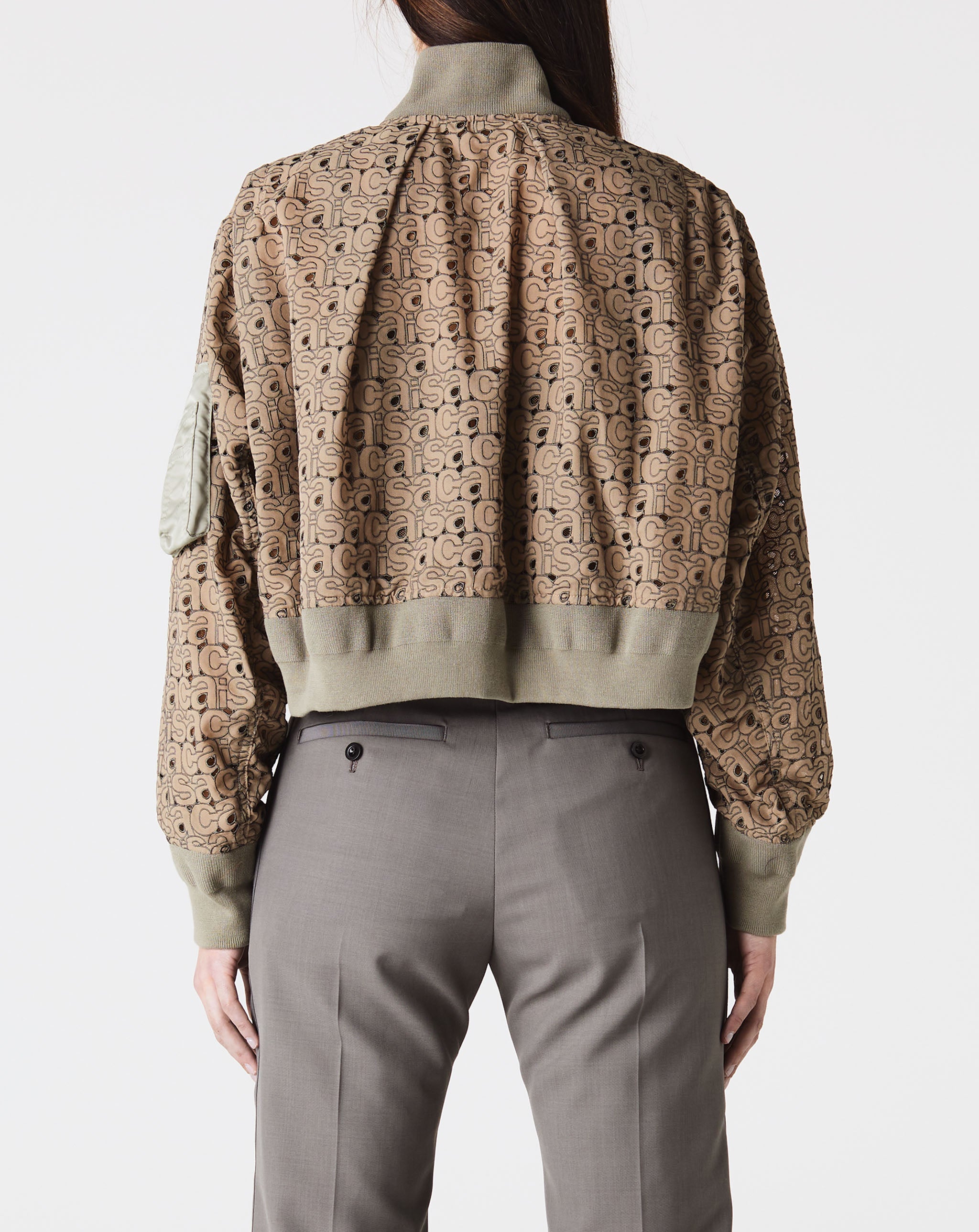 Sacai Embroidery Lace Blouson