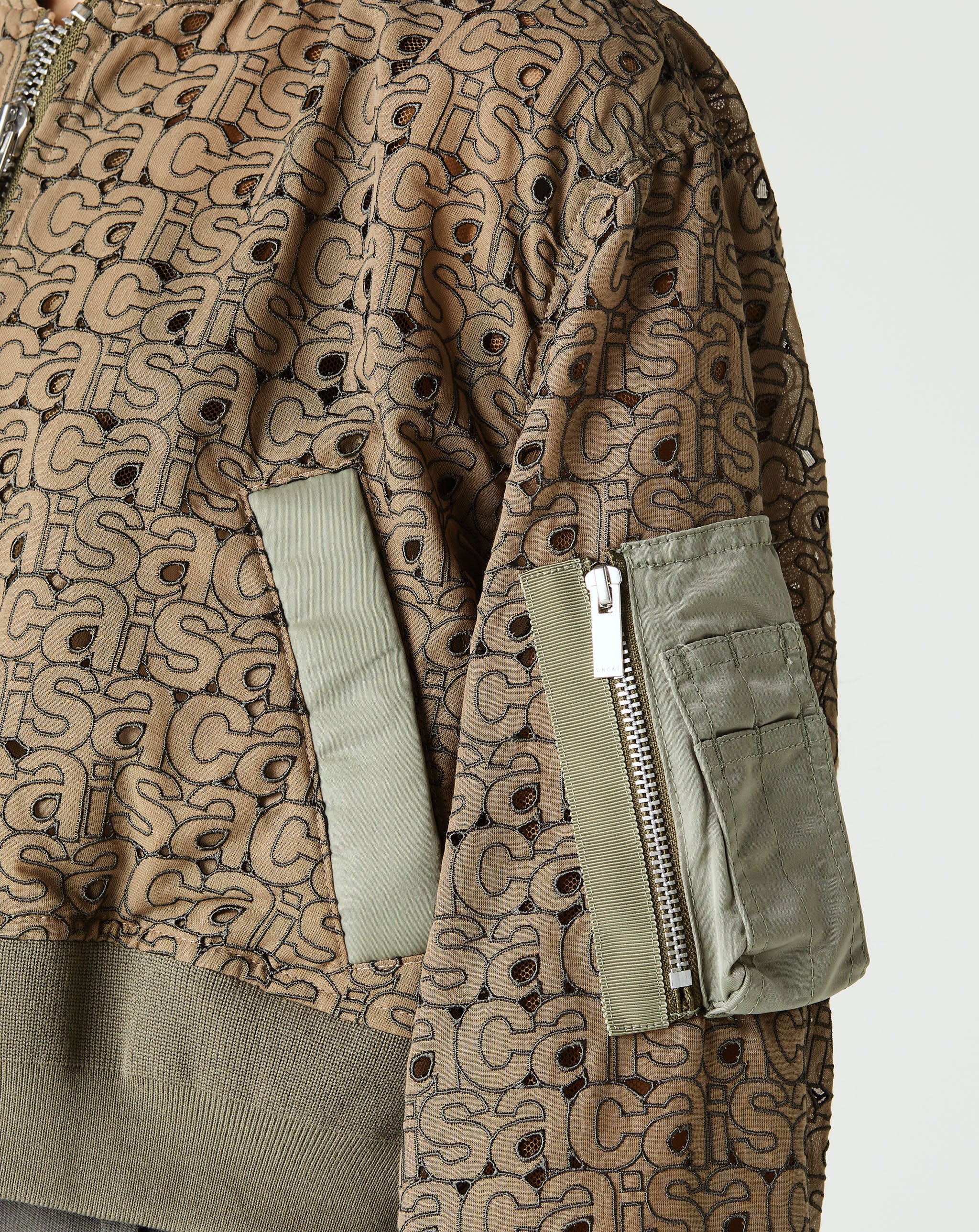 Sacai Embroidery Lace Blouson