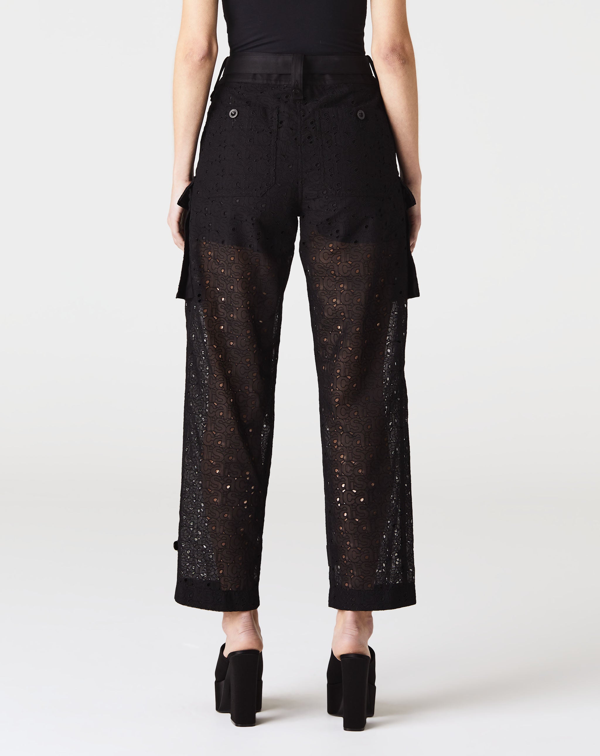 Sacai Embroidery Lace Pants