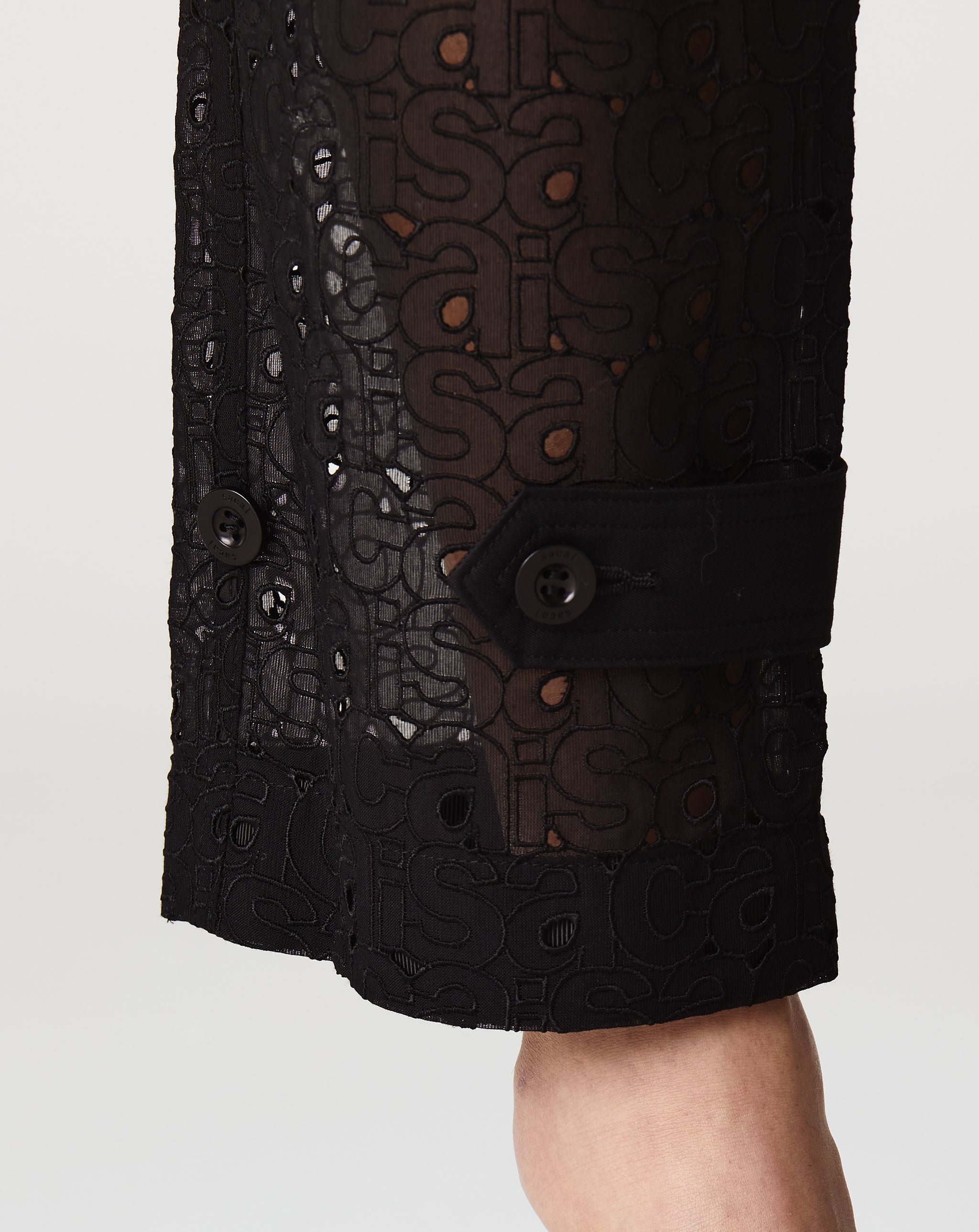 Sacai Embroidery Lace Pants