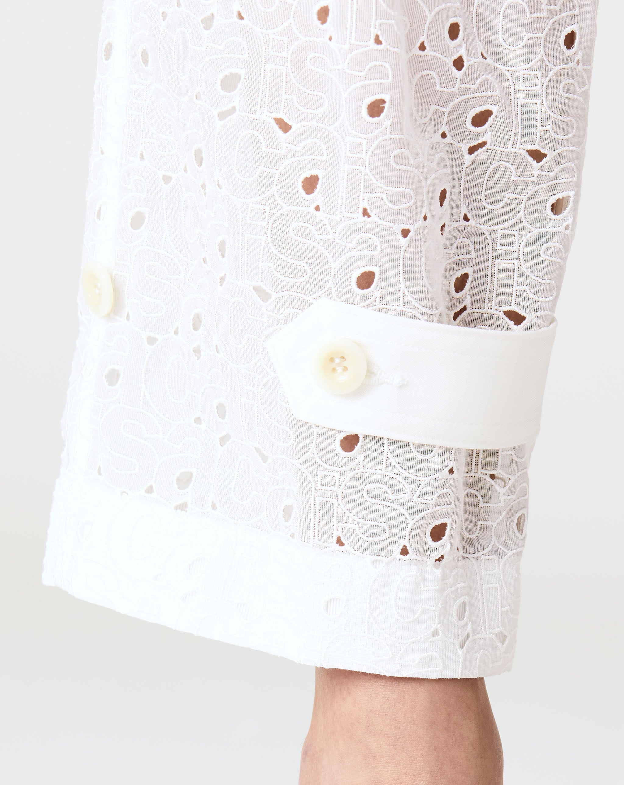 Sacai Embroidery Lace Pants