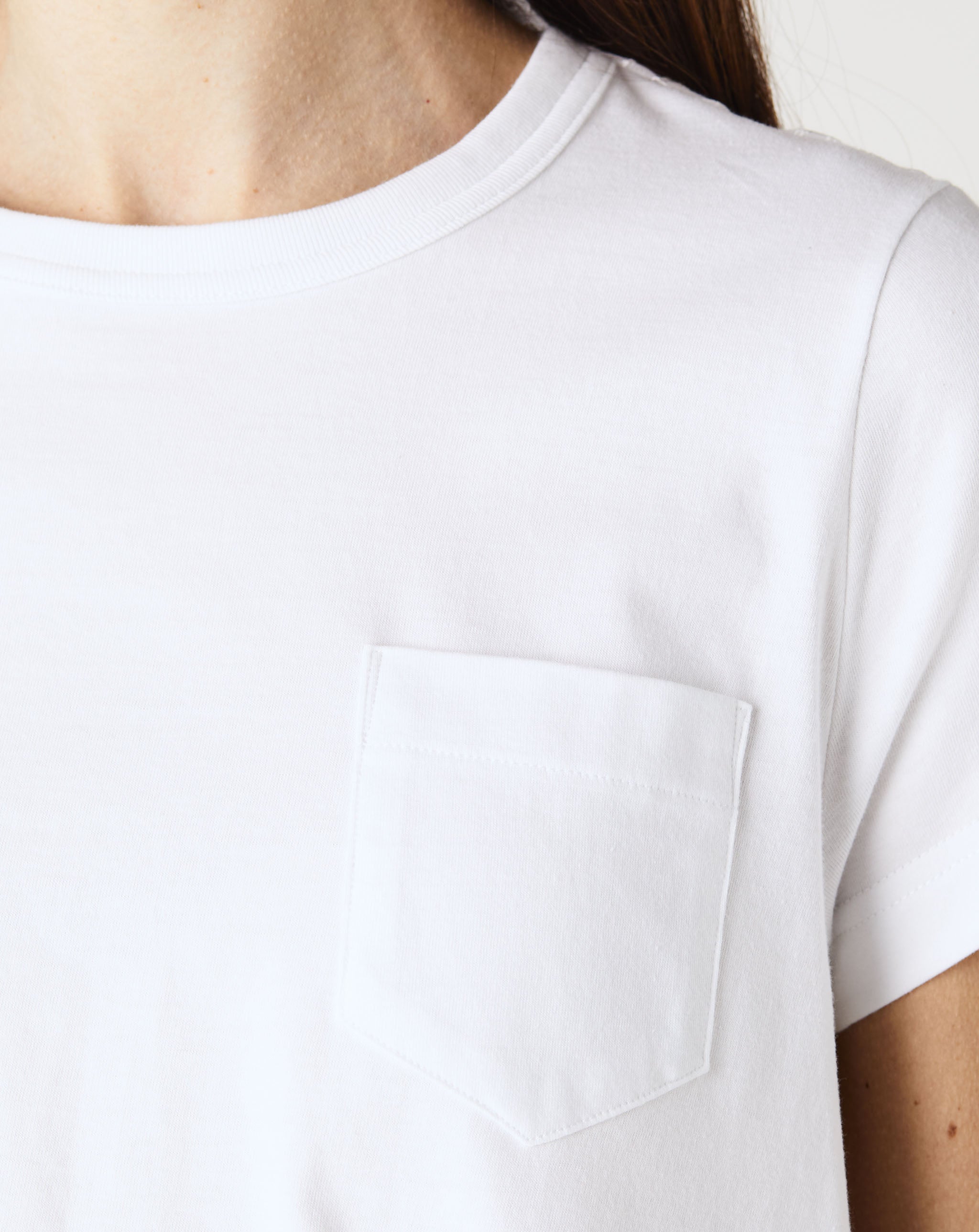 Sacai Embroidery Lace Cotton Jersey T-Shirt
