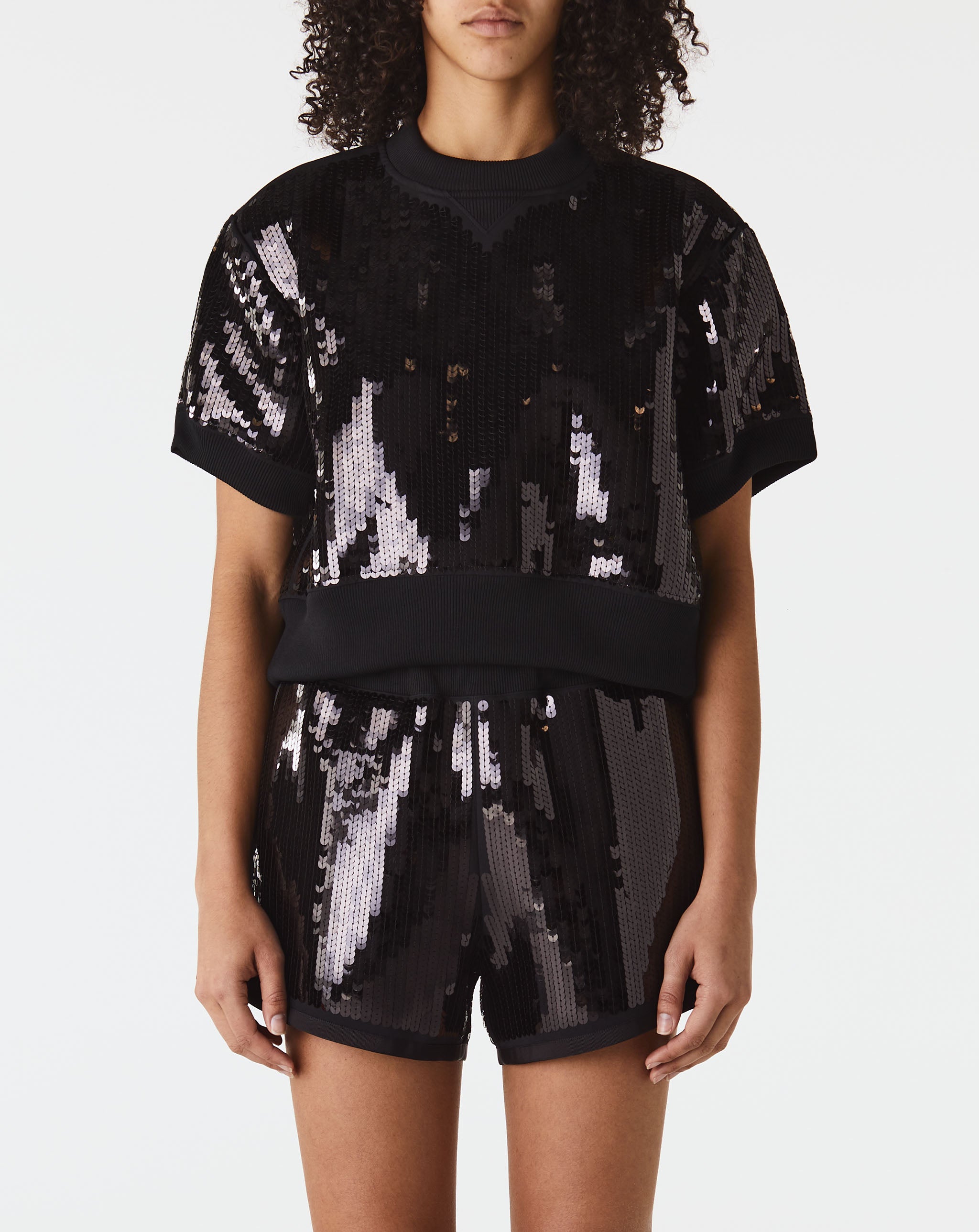 Spangle Embroidery Pullover