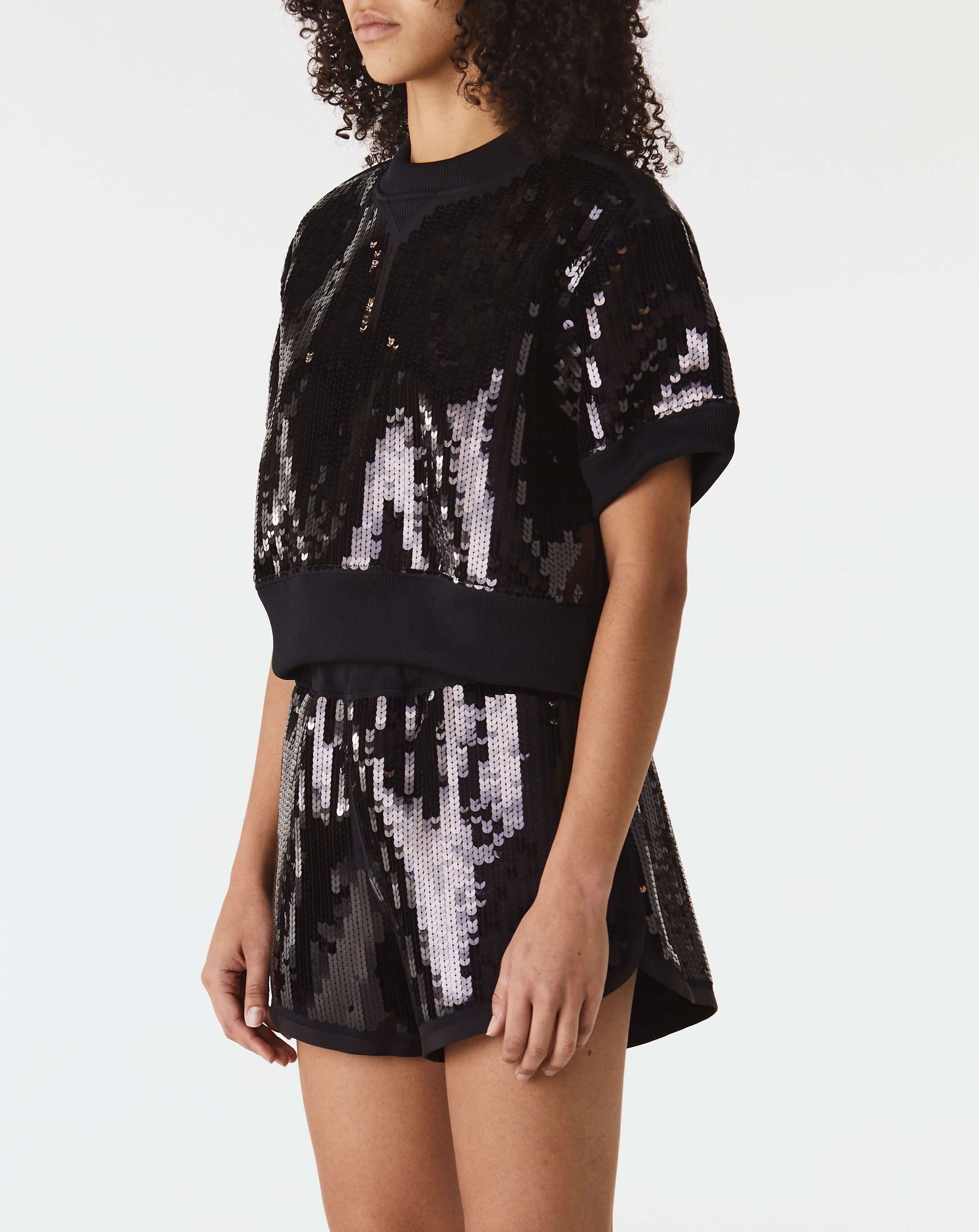 Spangle Embroidery Pullover