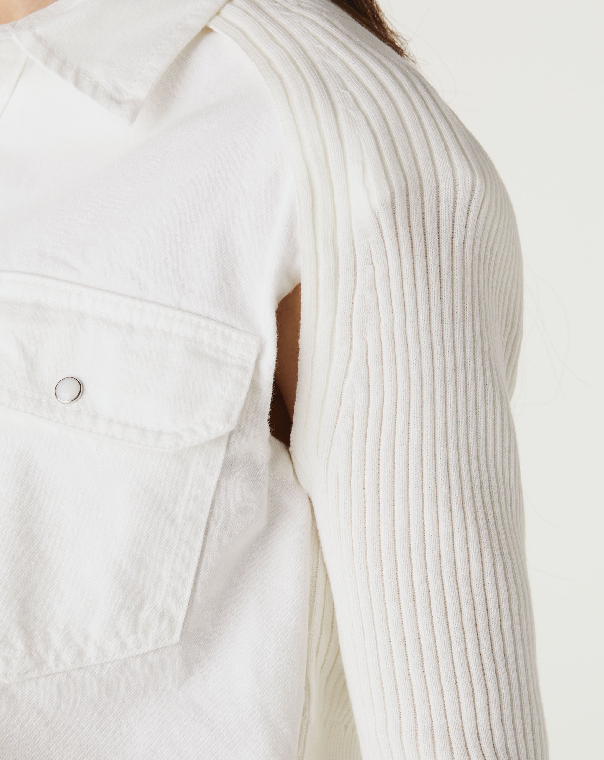 Denim X Knit Blouson