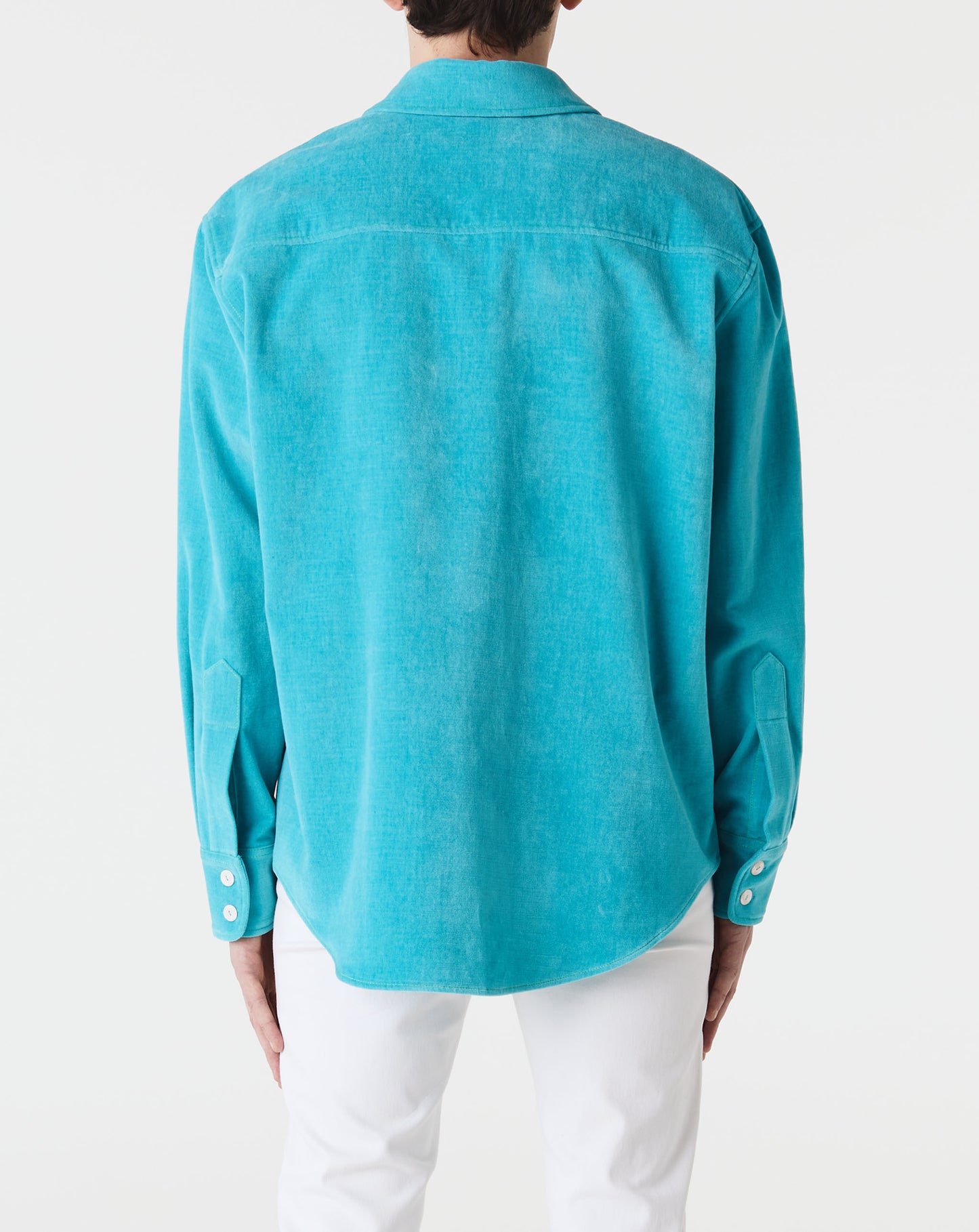Cotton Velvet Work Long Sleeve Shirt