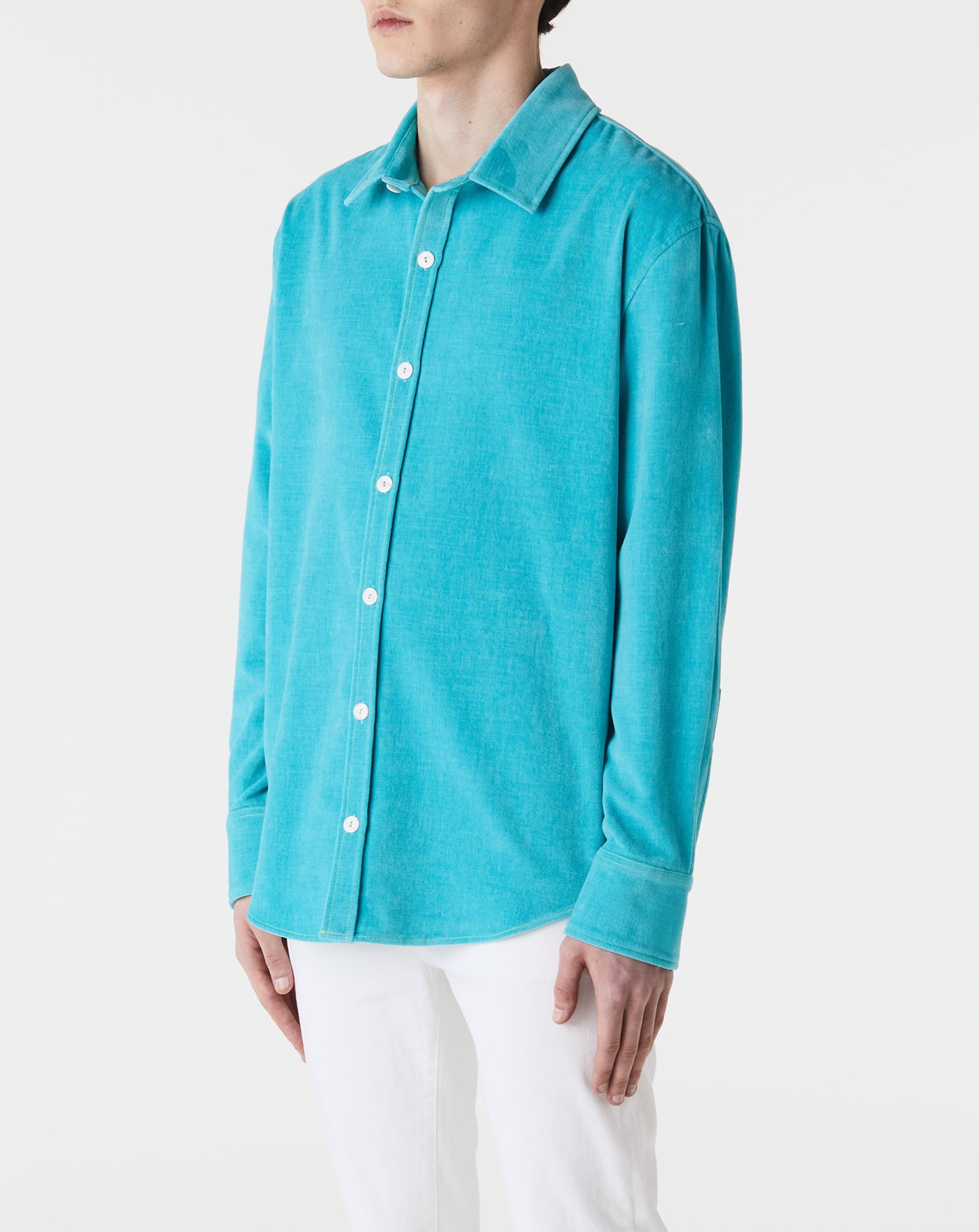 Cotton Velvet Work Long Sleeve Shirt