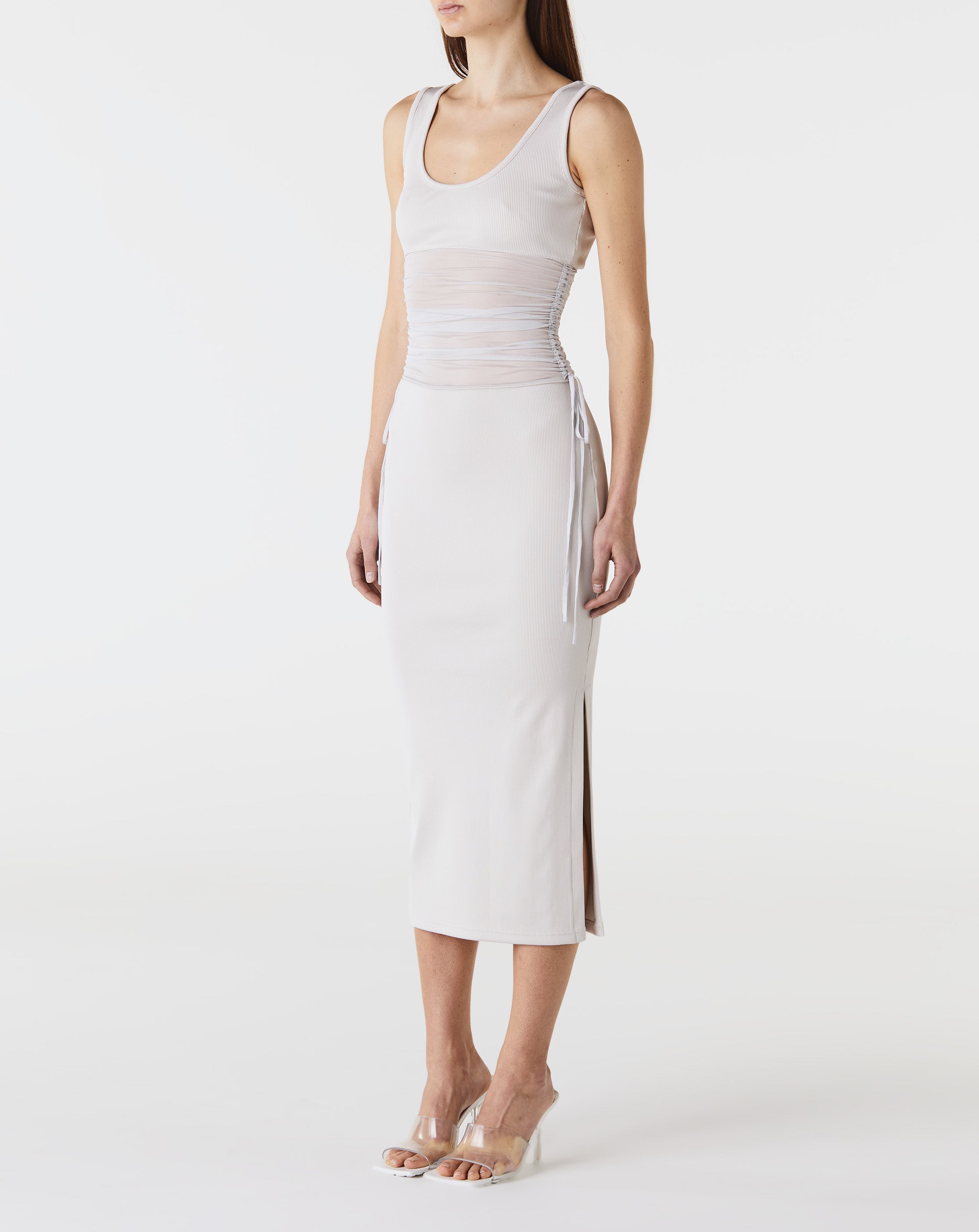 Sheer Torso Tank Dress
