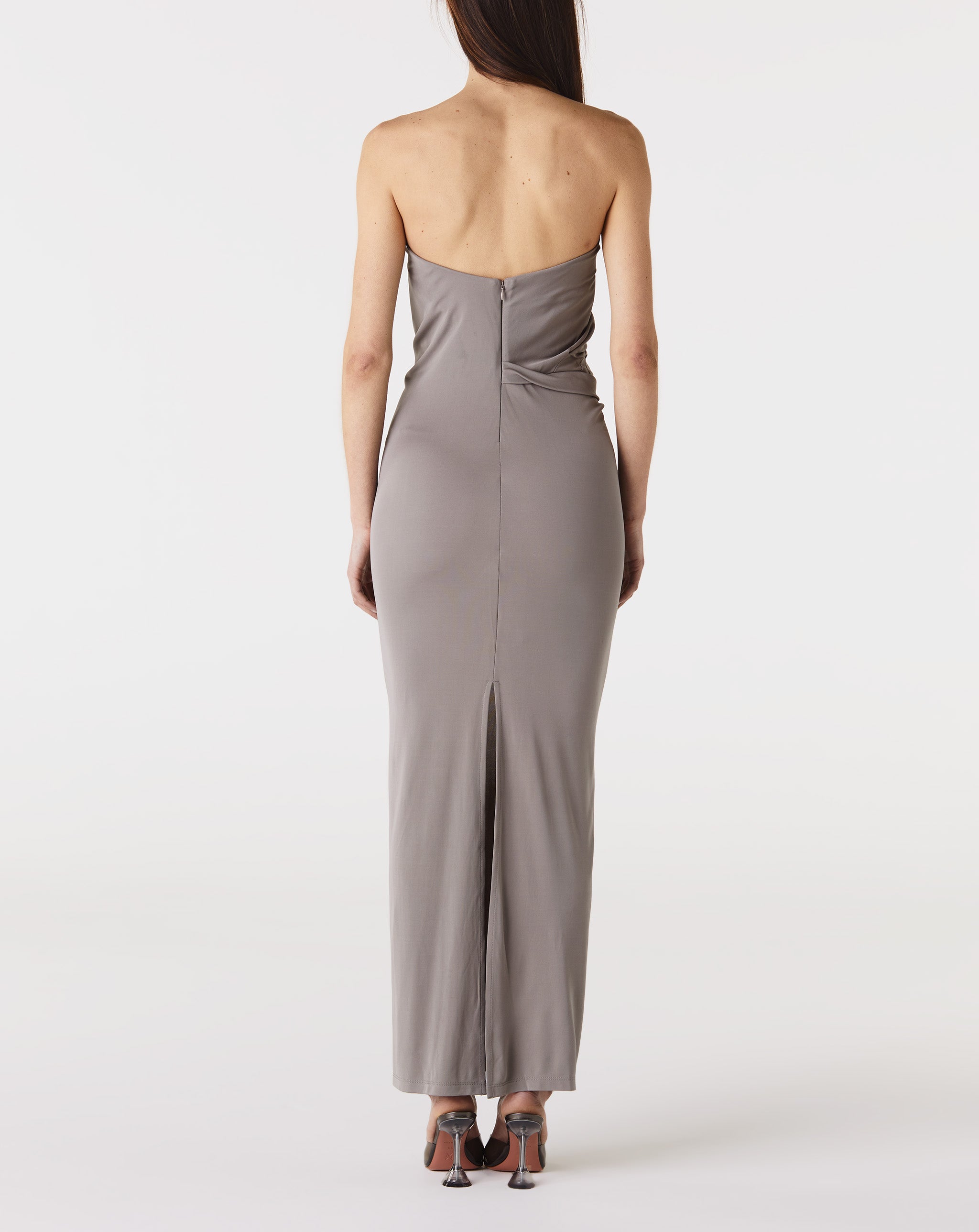 Strapless Ruche Dress