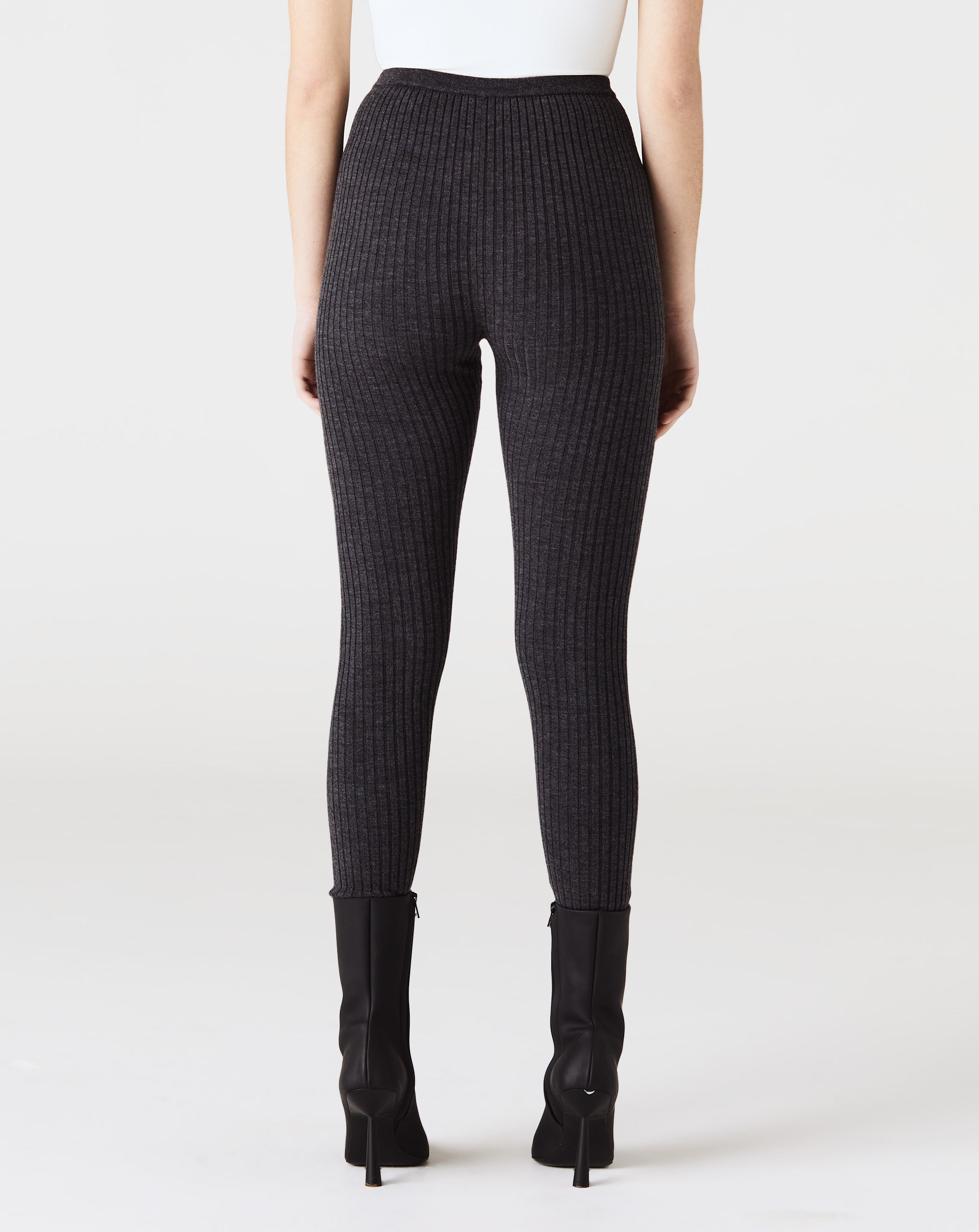 Rib Knit Wool Leggings