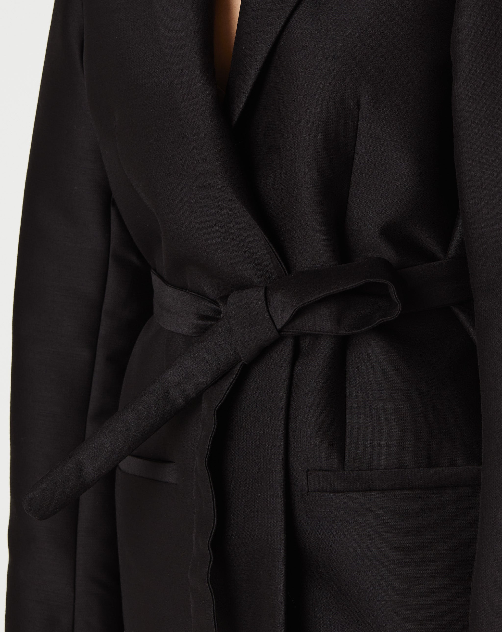 Belted Evening Blazer
