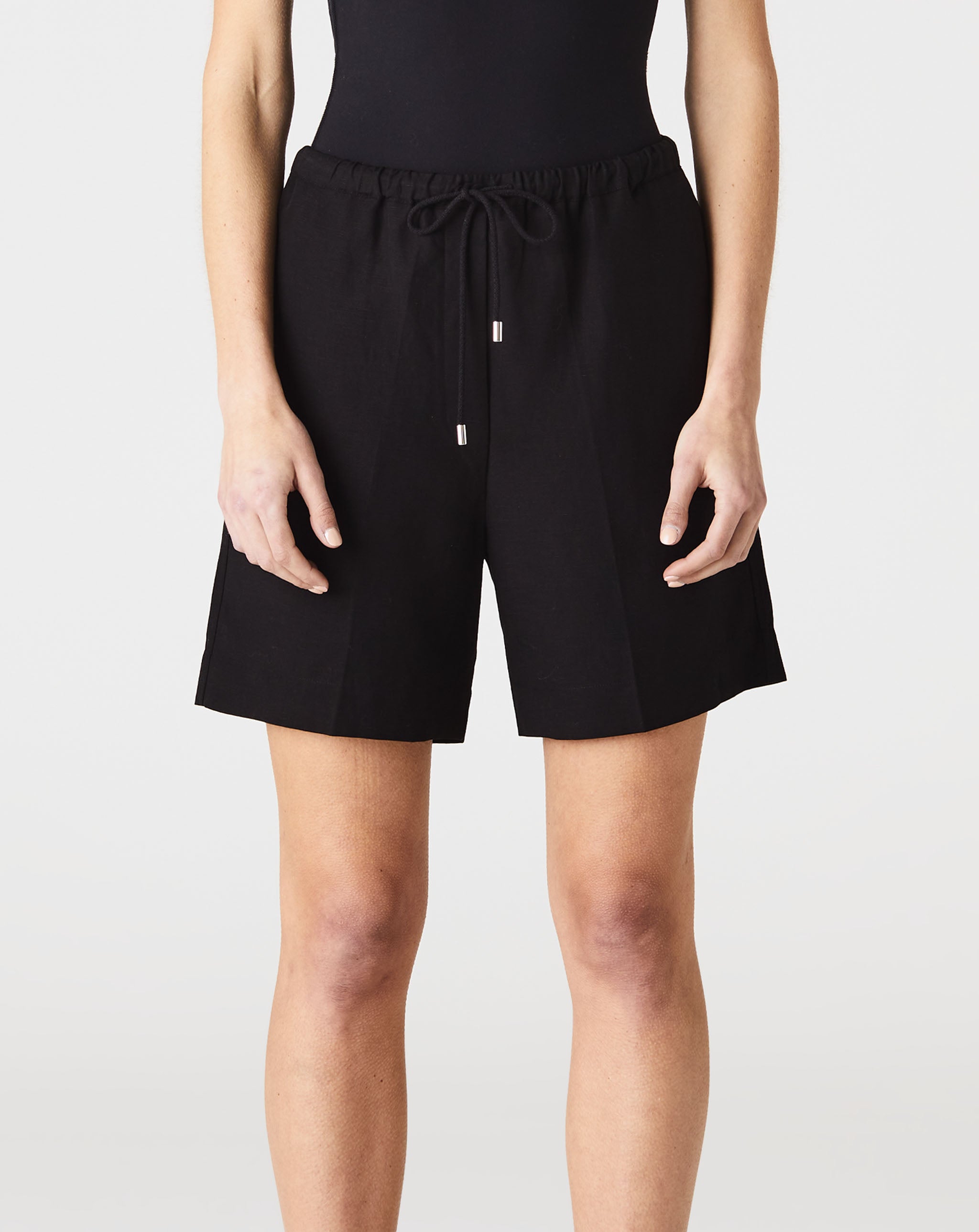 Press-Creased Drawstring Short