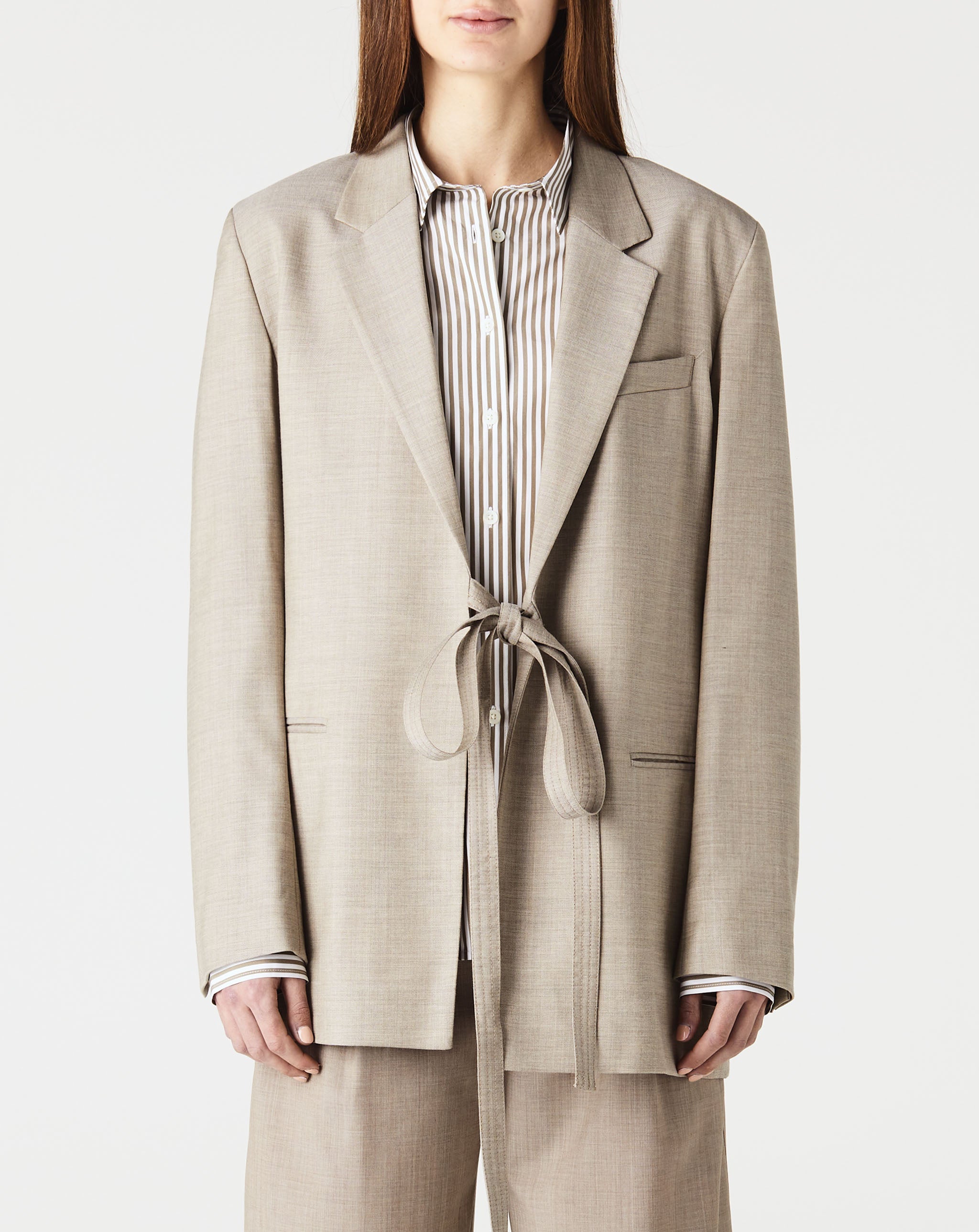 Wool Wrap Blazer