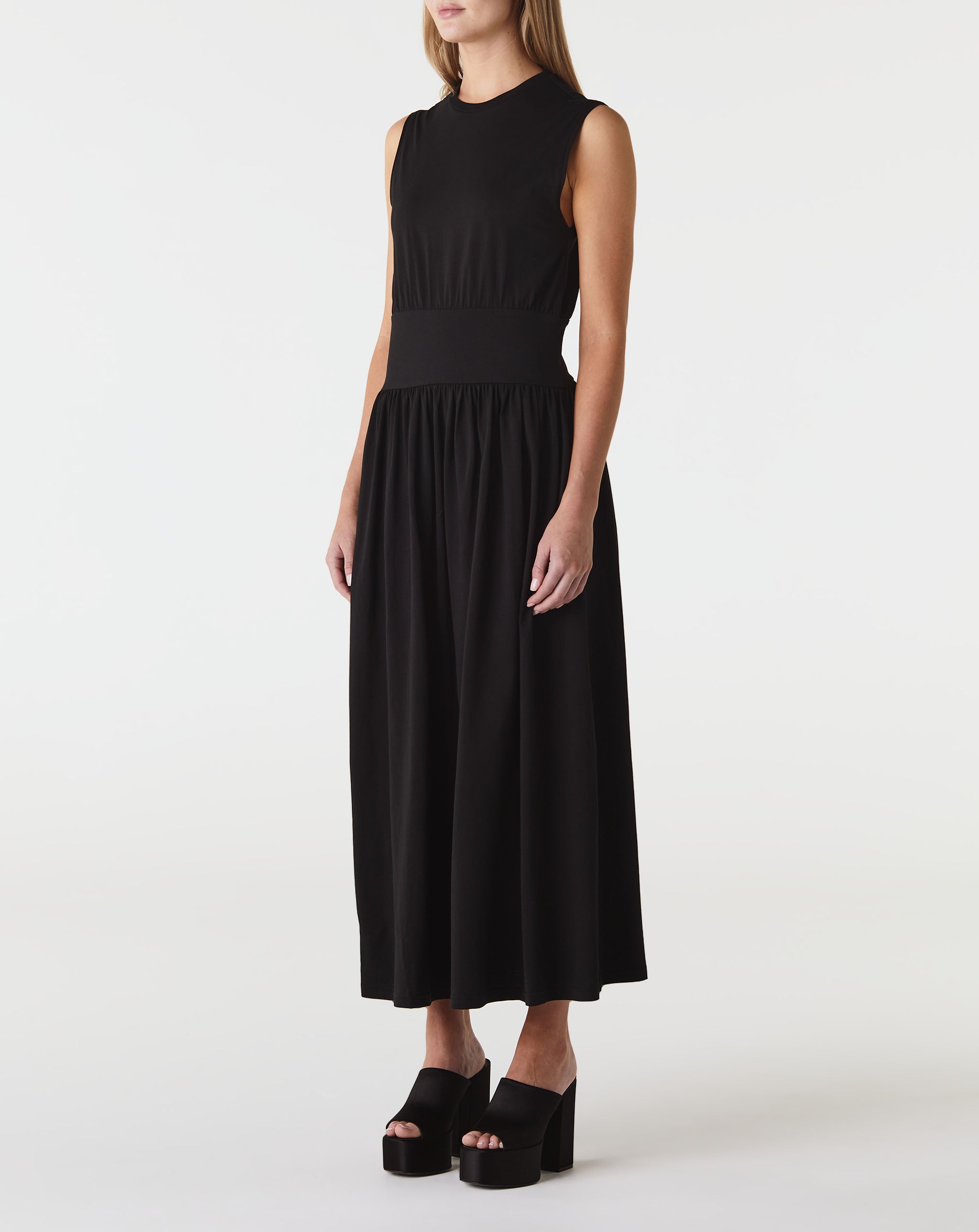 Sleeveless Cotton Tee Dress