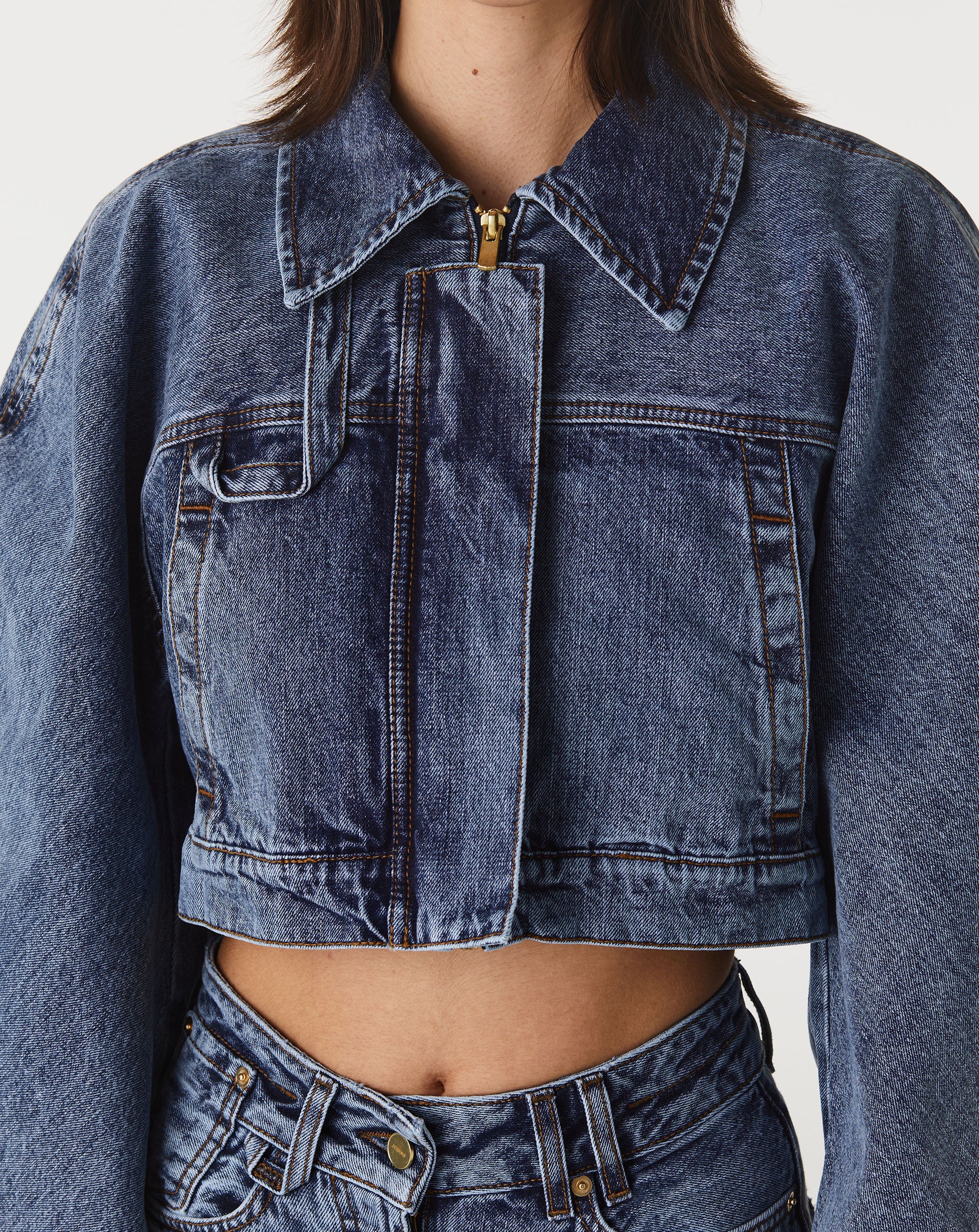 Meio Jean Jacket