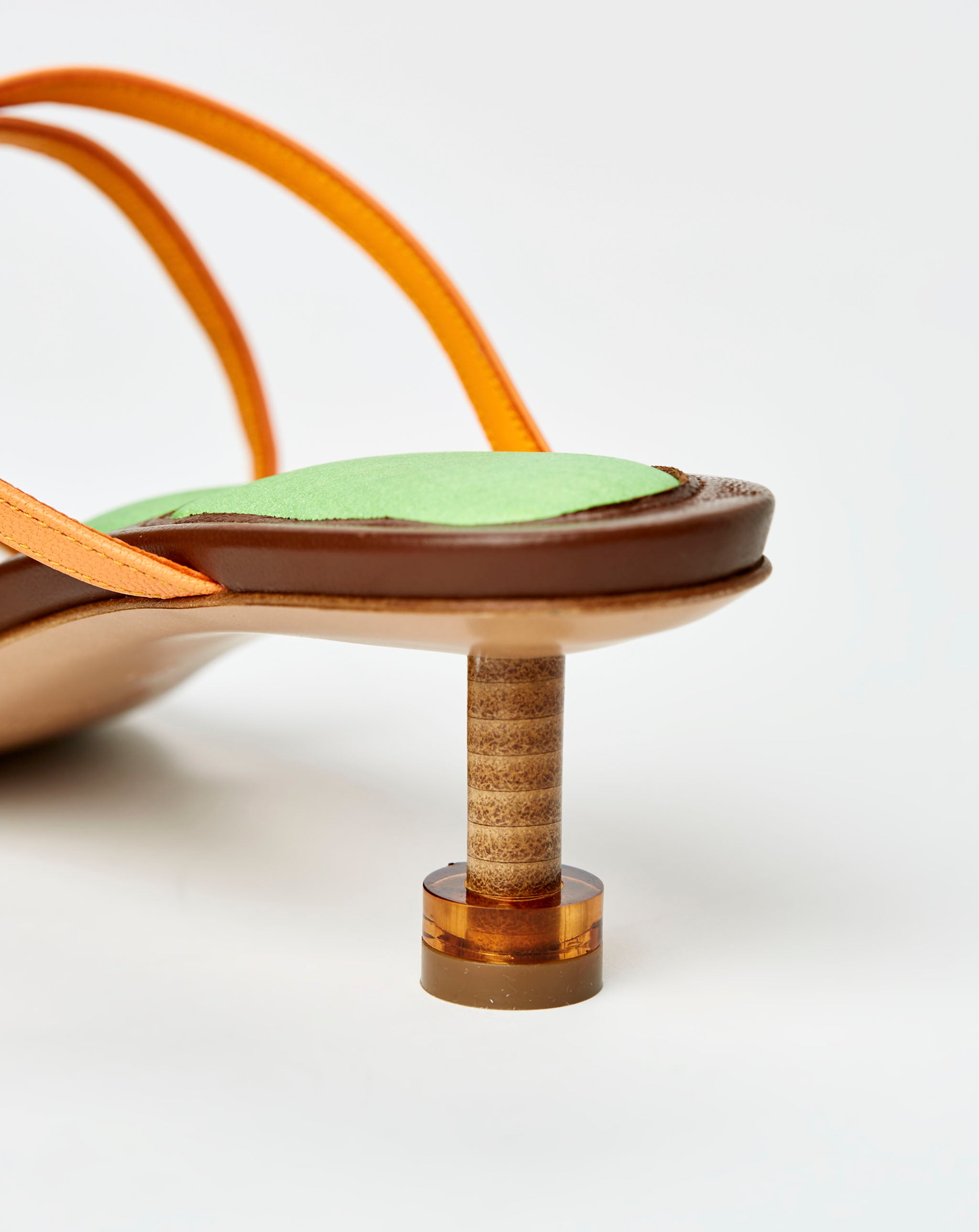 Pralu Low Heel Sandal