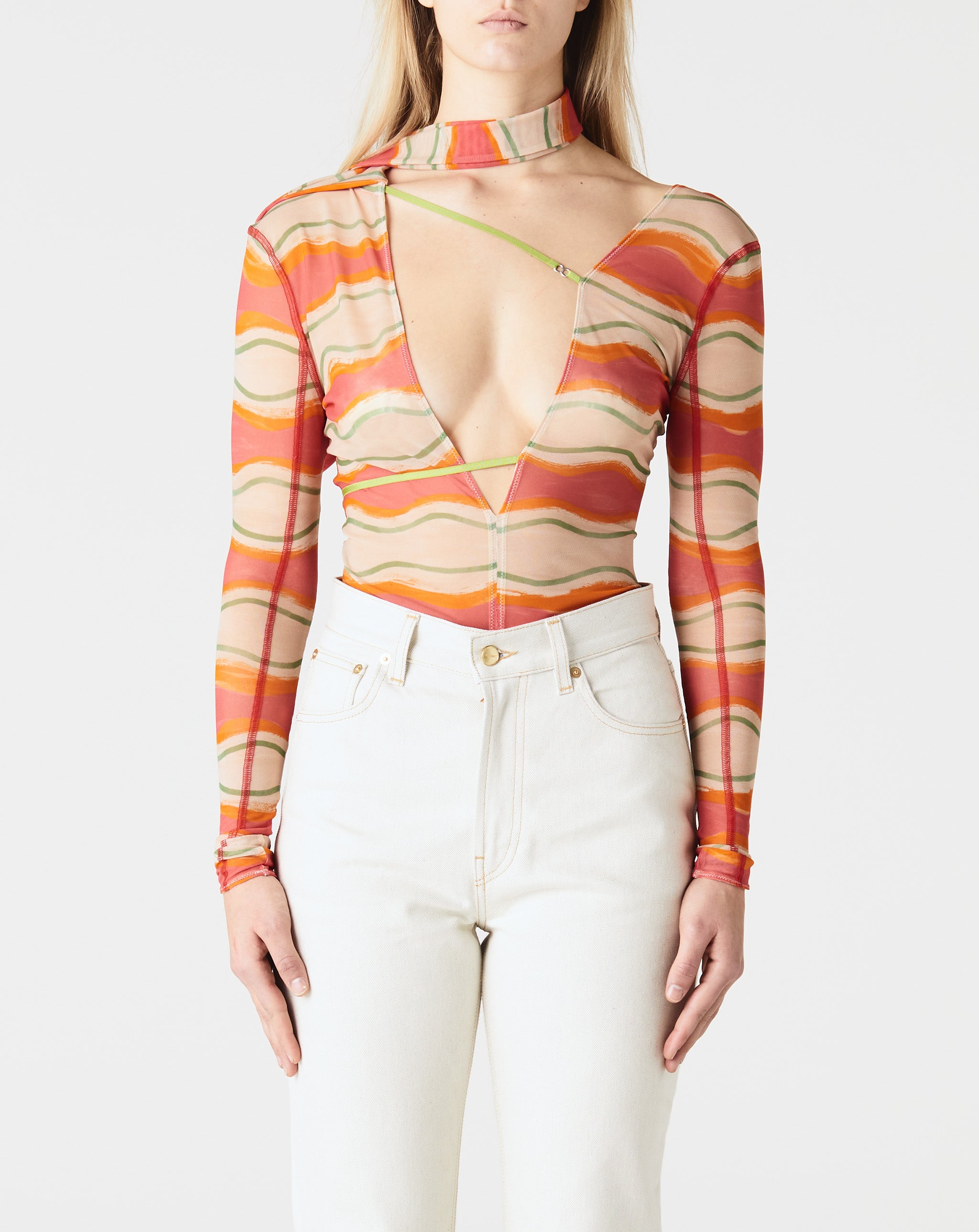 Abanaba Print L/S Bodysuit