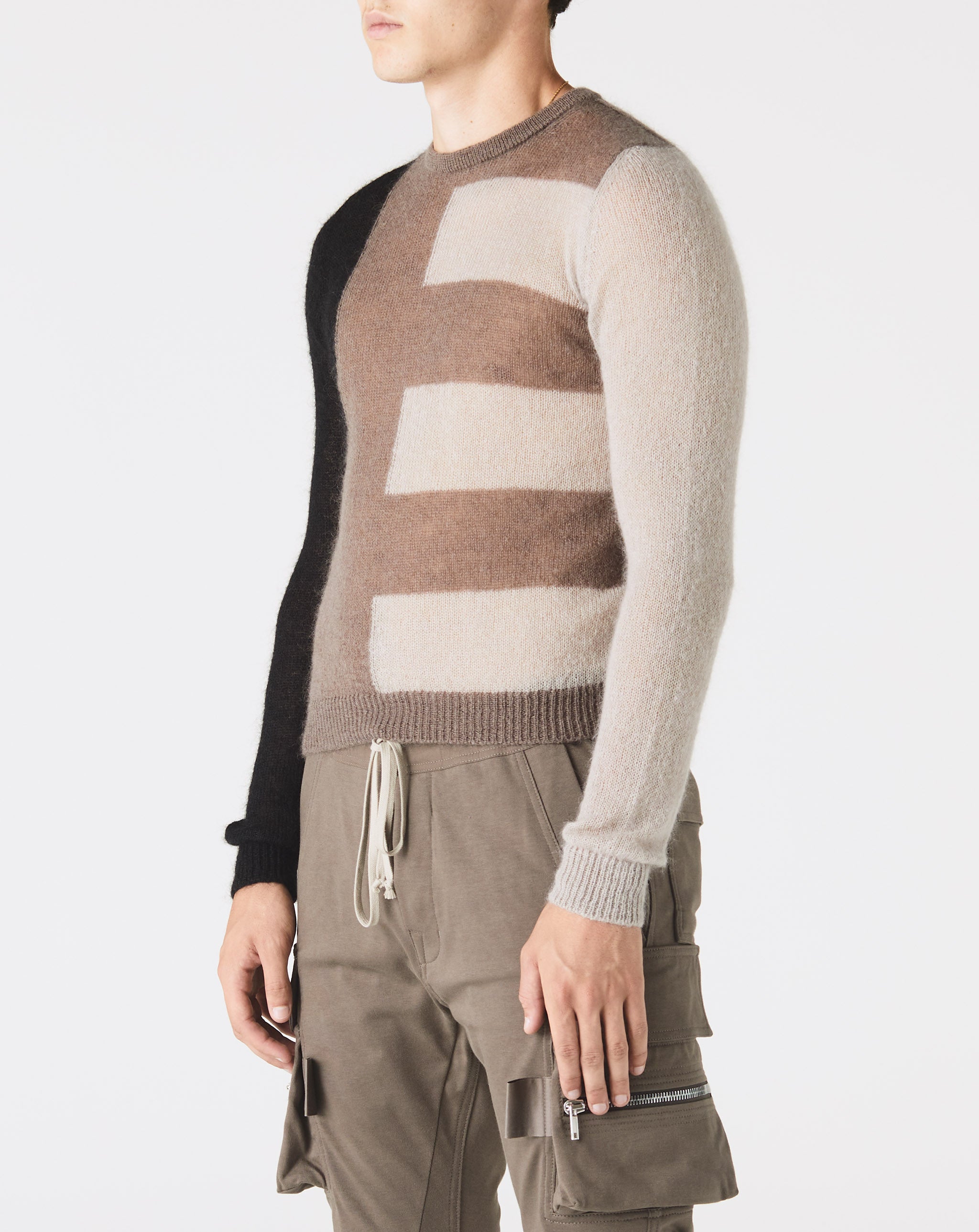 Cropped Geo Sweater