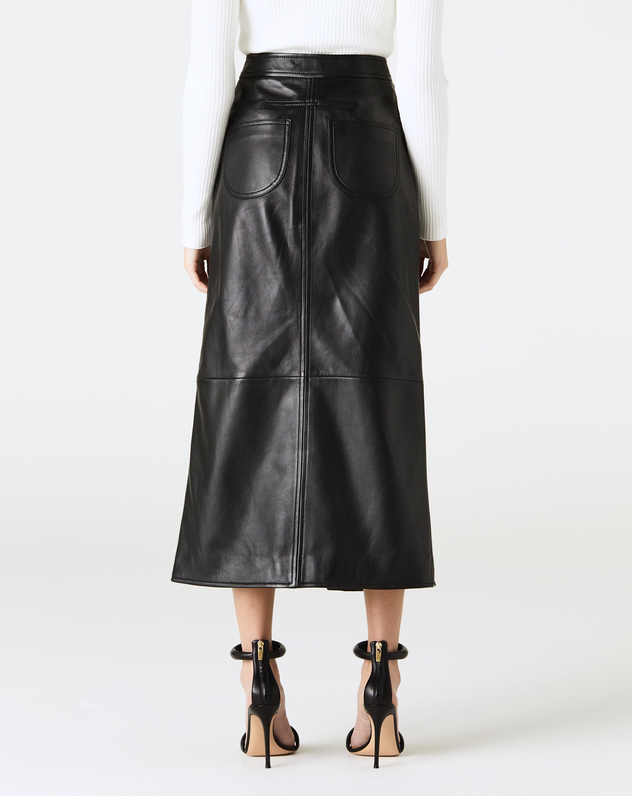 Vintage Zip Long Skirt