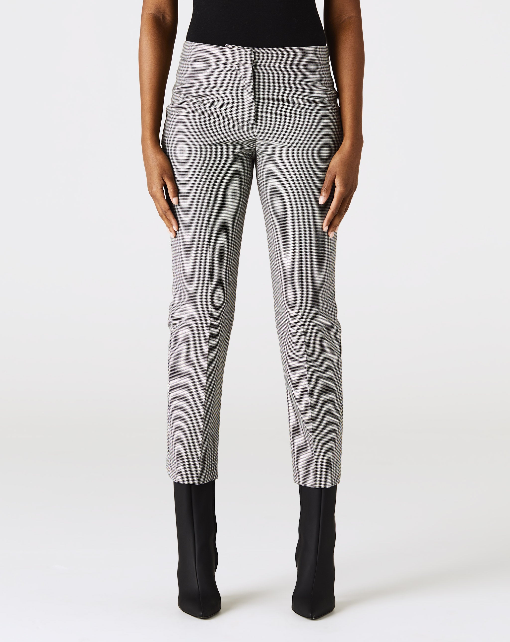 Houndstooth Wool Pants