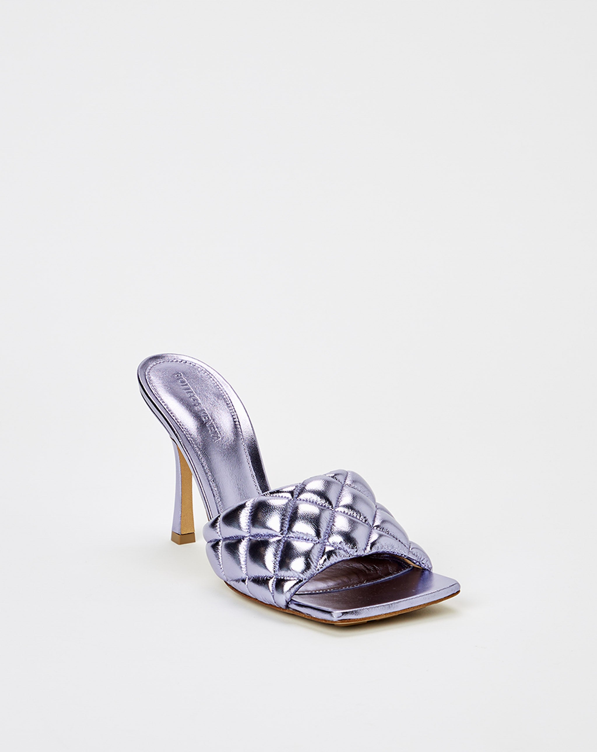 Metallic Padded Mule