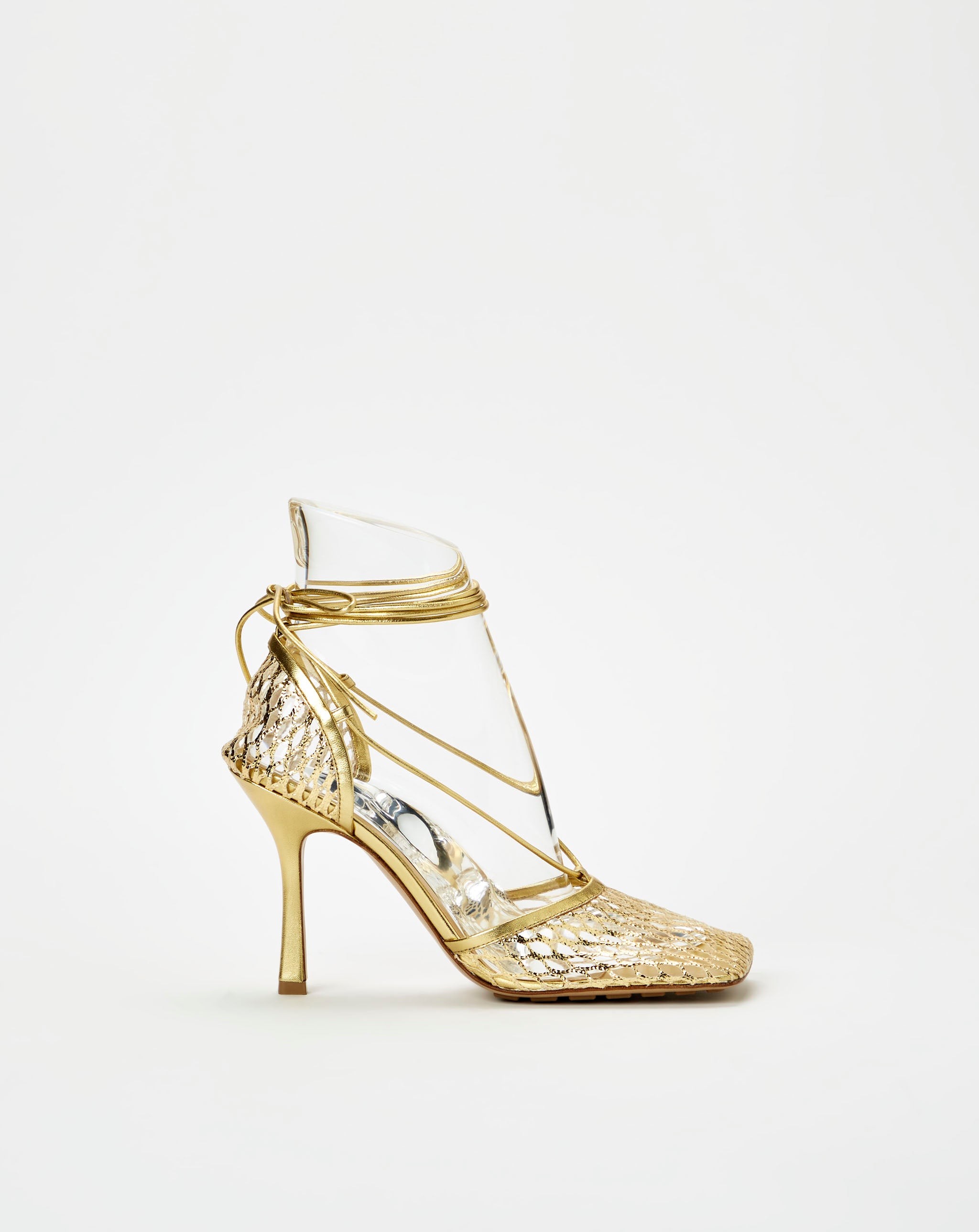 Metallic Mesh Sandal