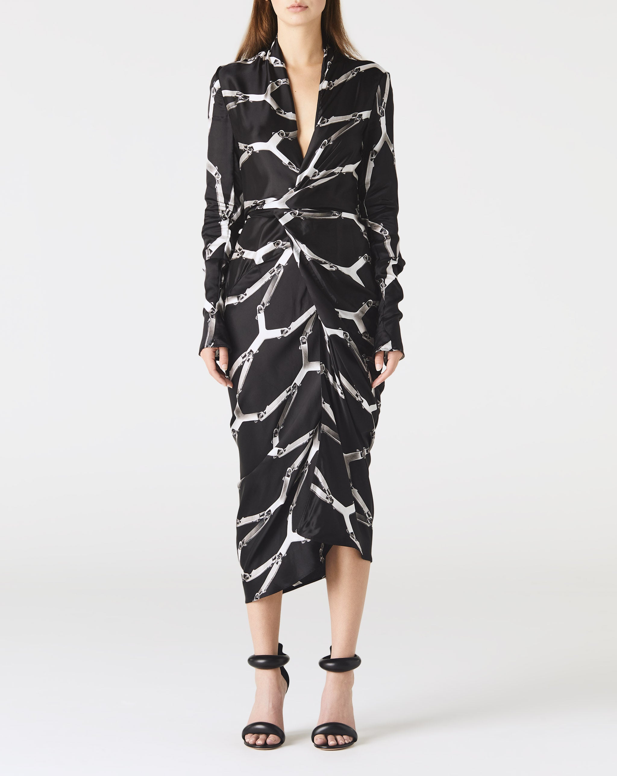 Wrap Dress with Print