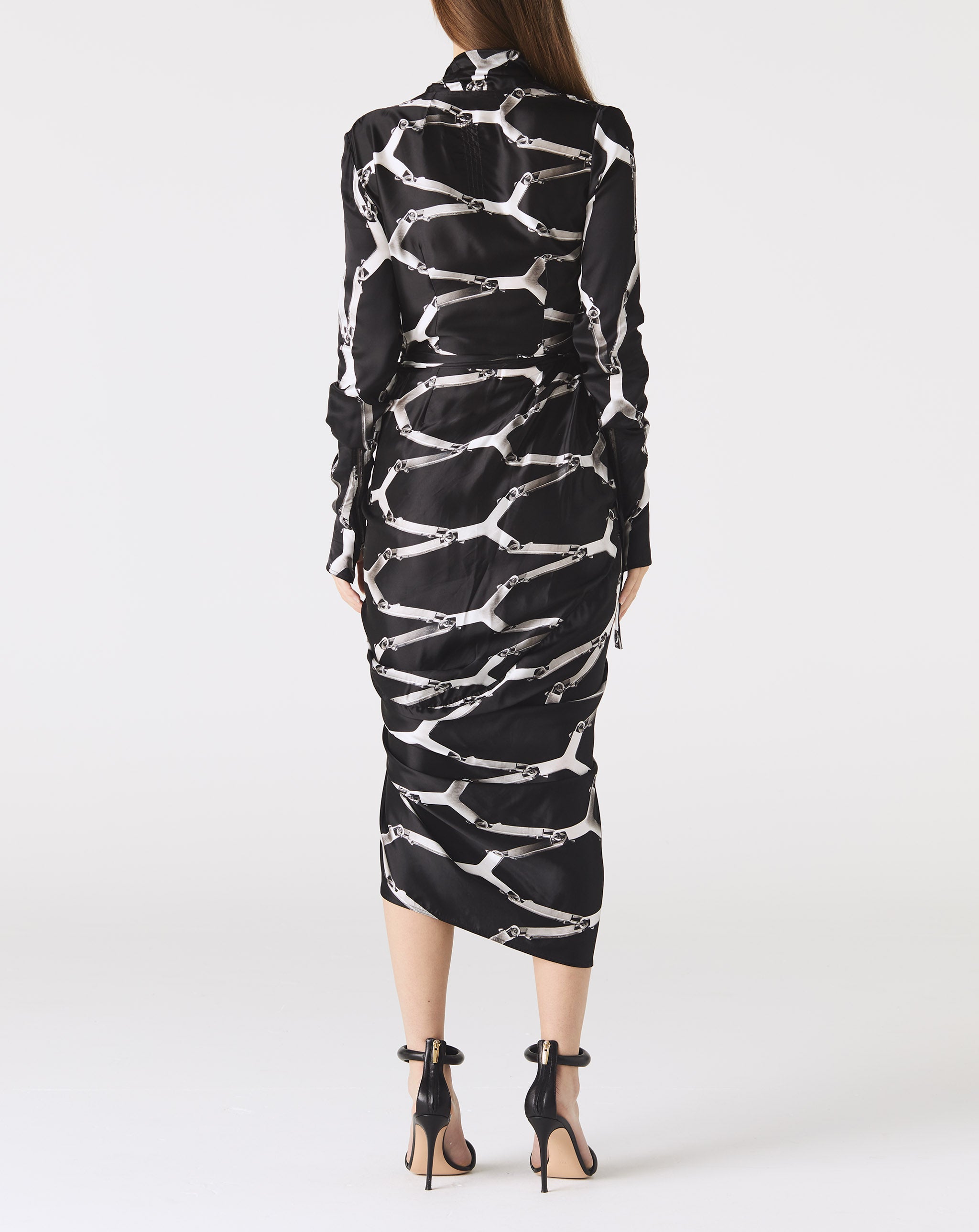 Wrap Dress with Print